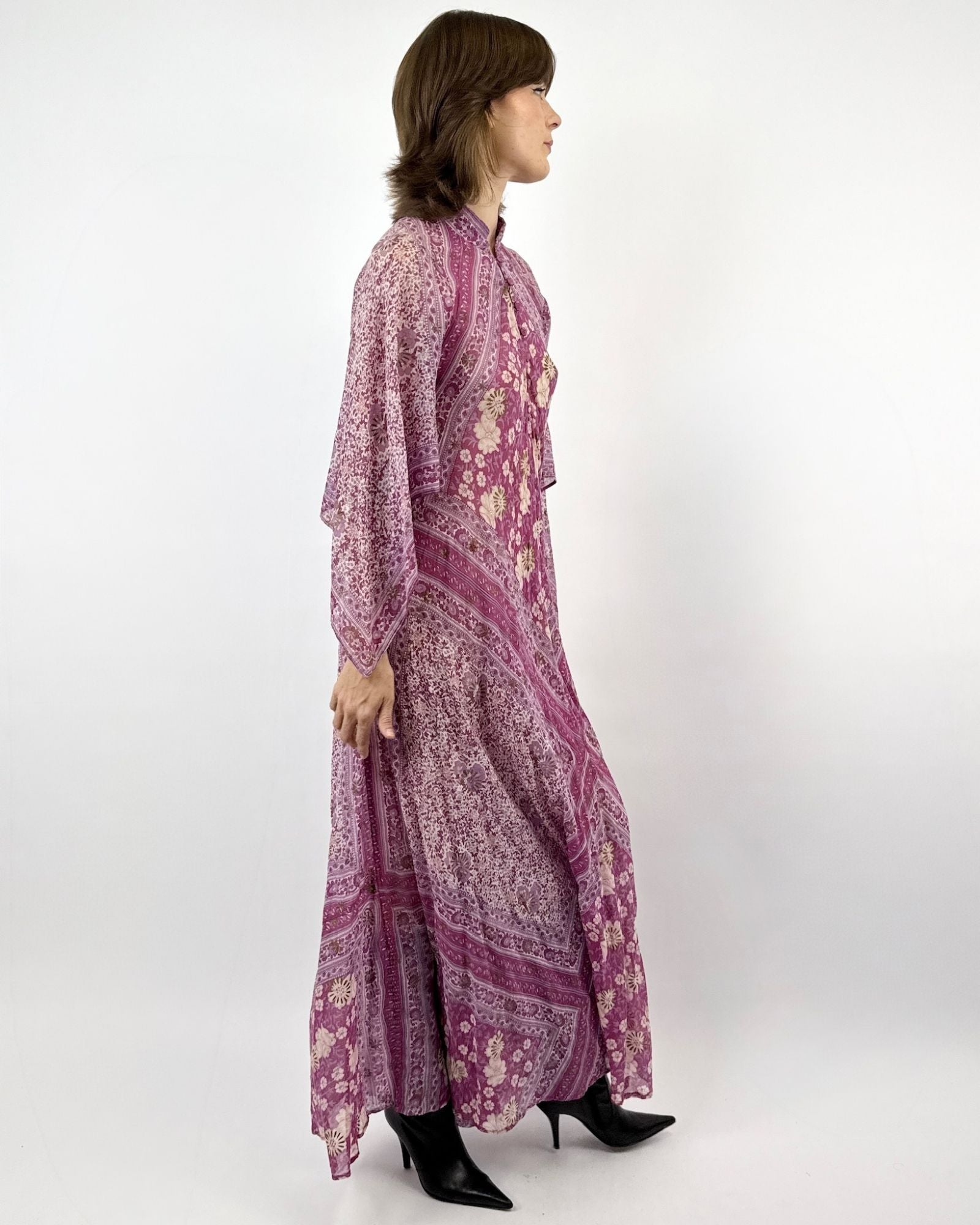 Adini The Violet Crown Floral Cotton Dress