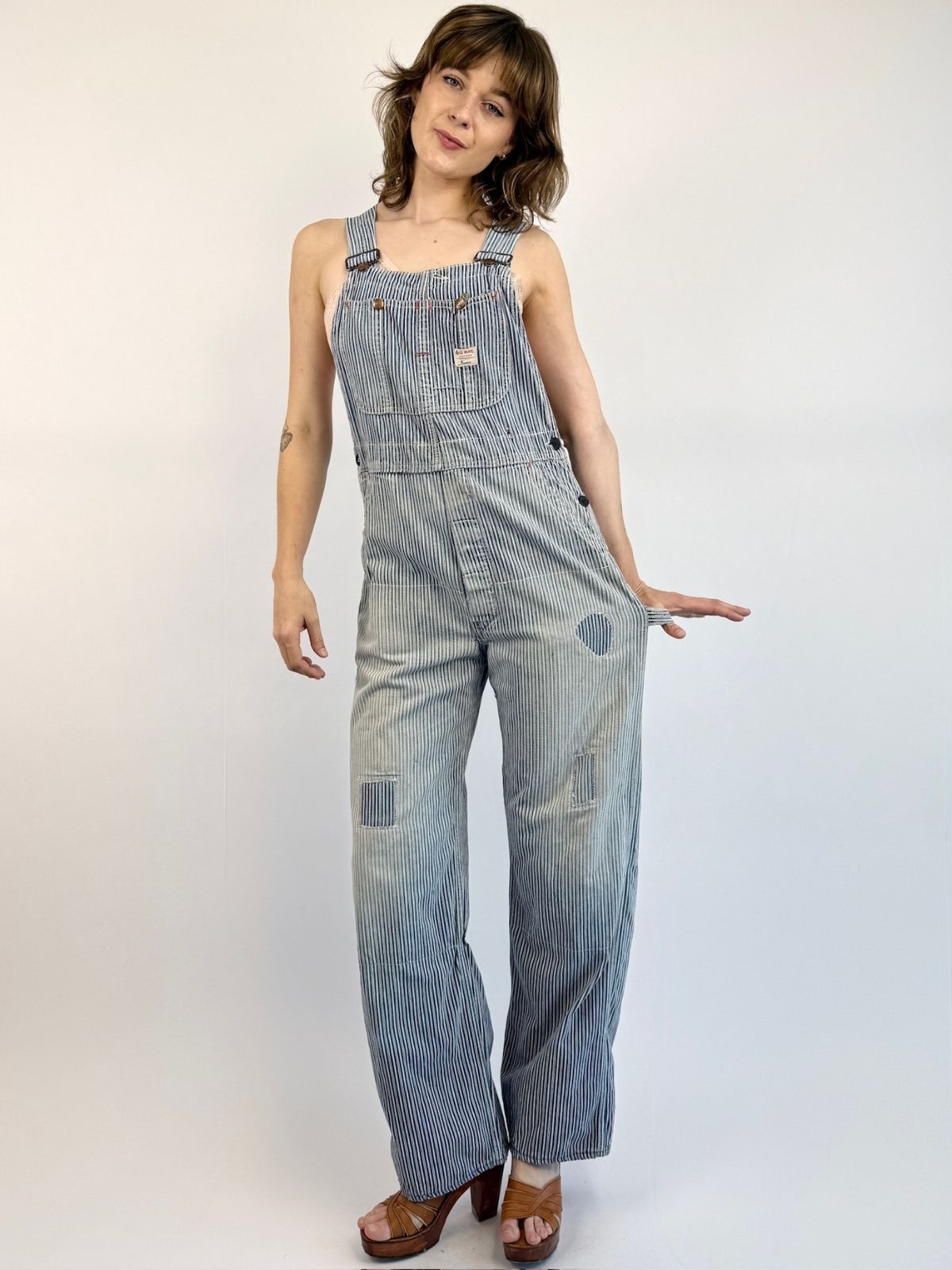 Big Mac Get Patched Hickory Overalls