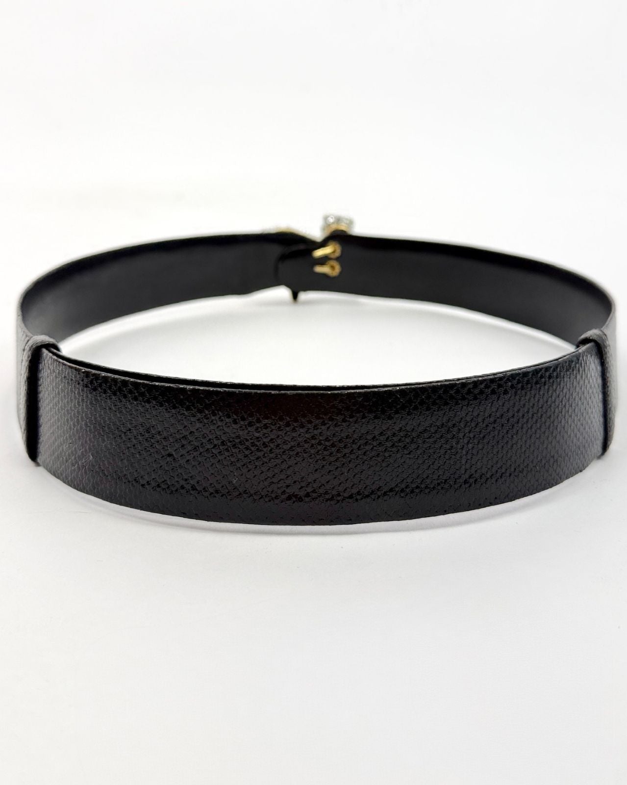 Judith Leiber Rhinestone Leopard Belt