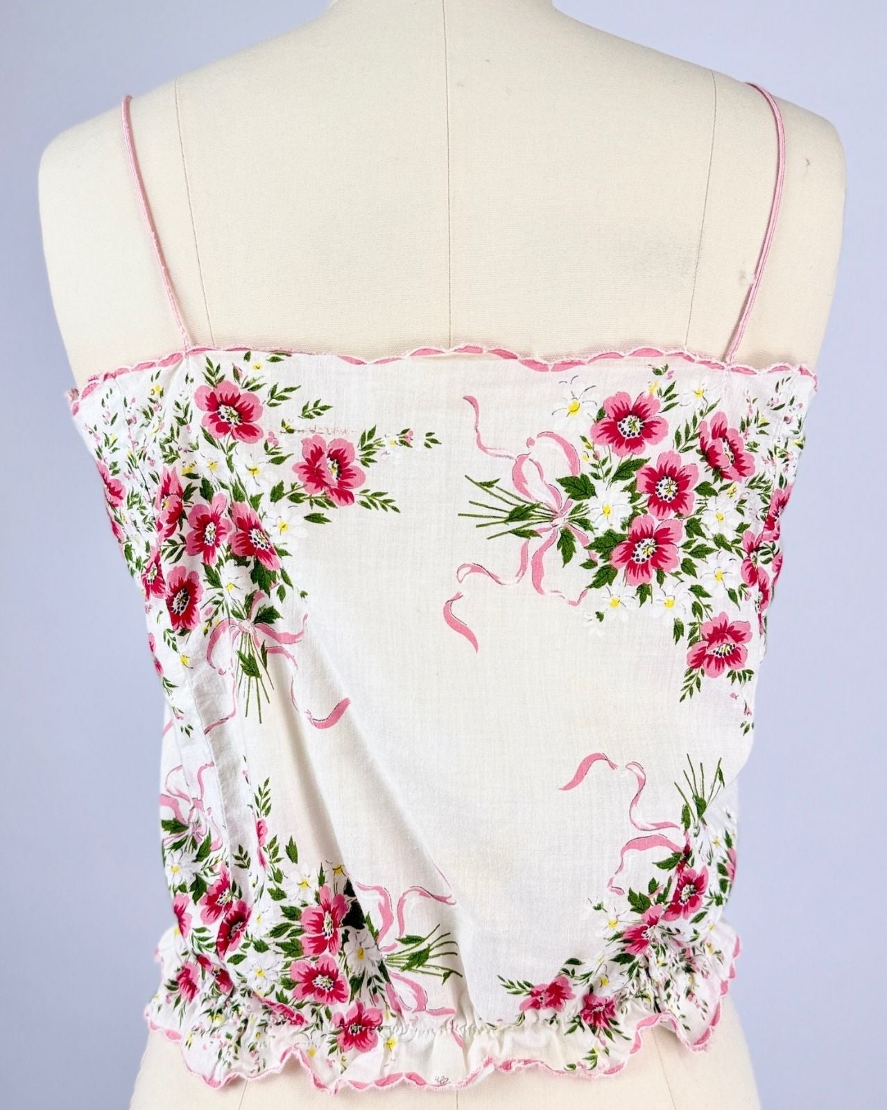 Flower Bouquet Tie Tank