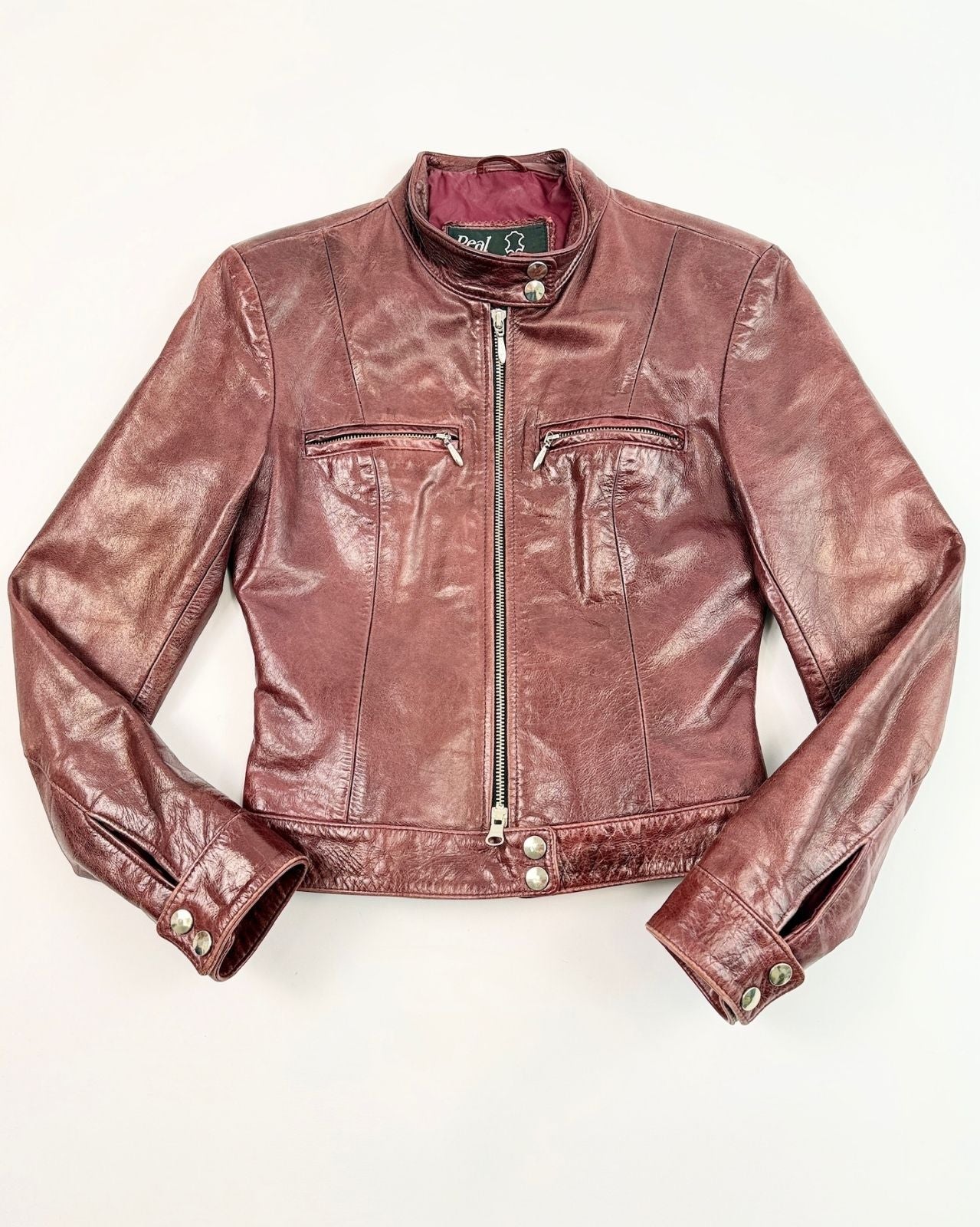 Oxblood Leather Jacket