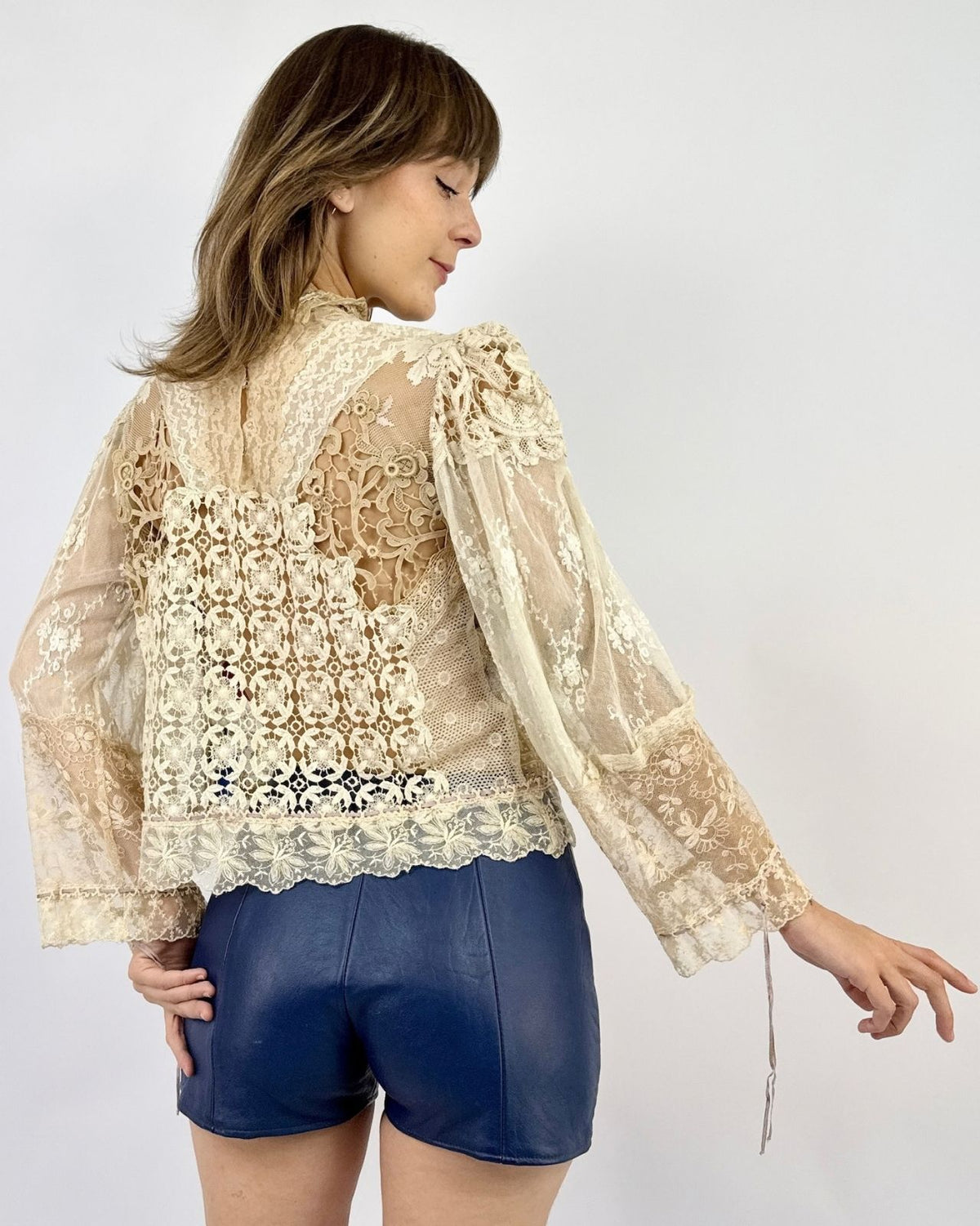 Love Overfloweth Embroidered Lace Blouse