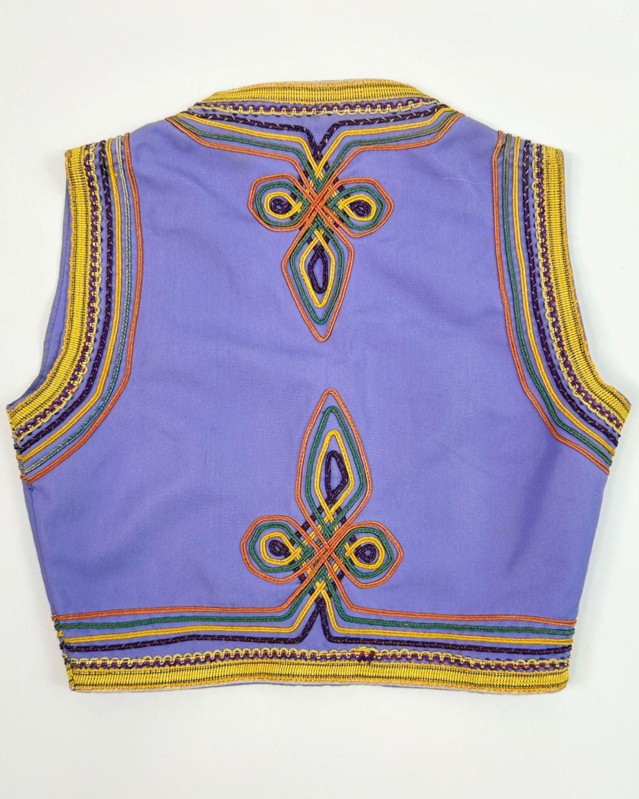 Lilac Embroidered Vest