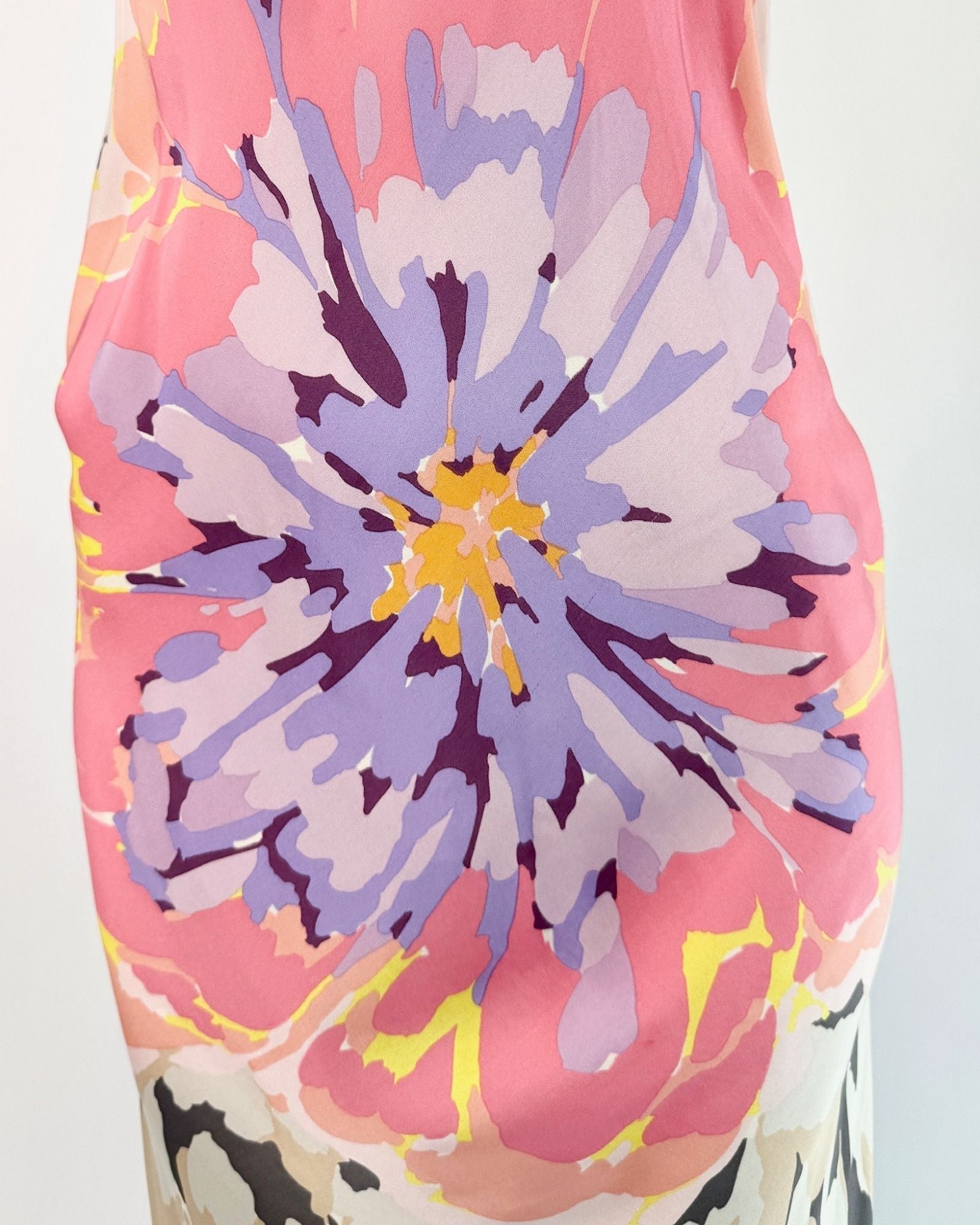 Missoni A Living Canvas Silk Halter Dress