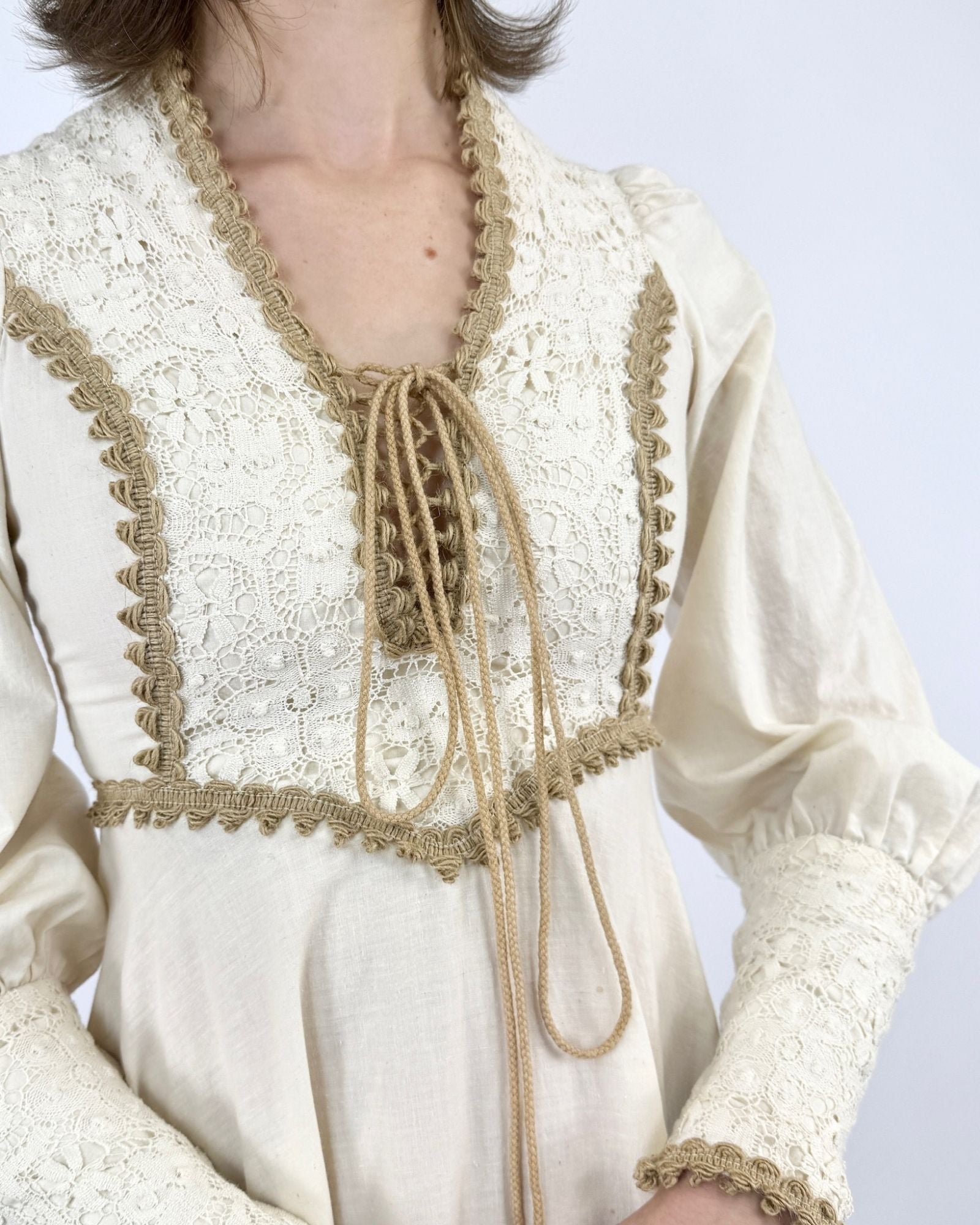 70s Royal Melodies Gunne Sax Maxi Dress