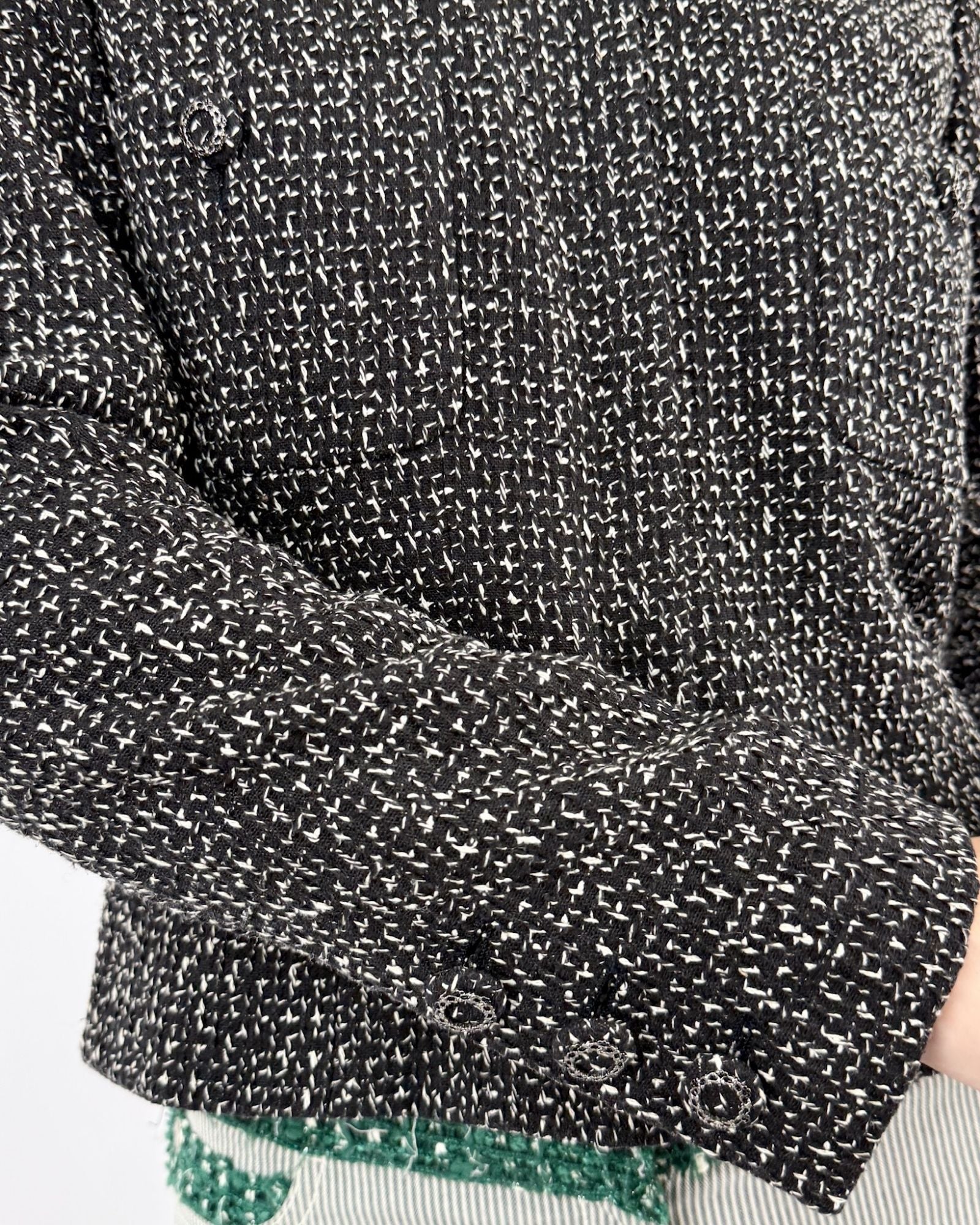 Chanel Dual Tones Tweed Blazer