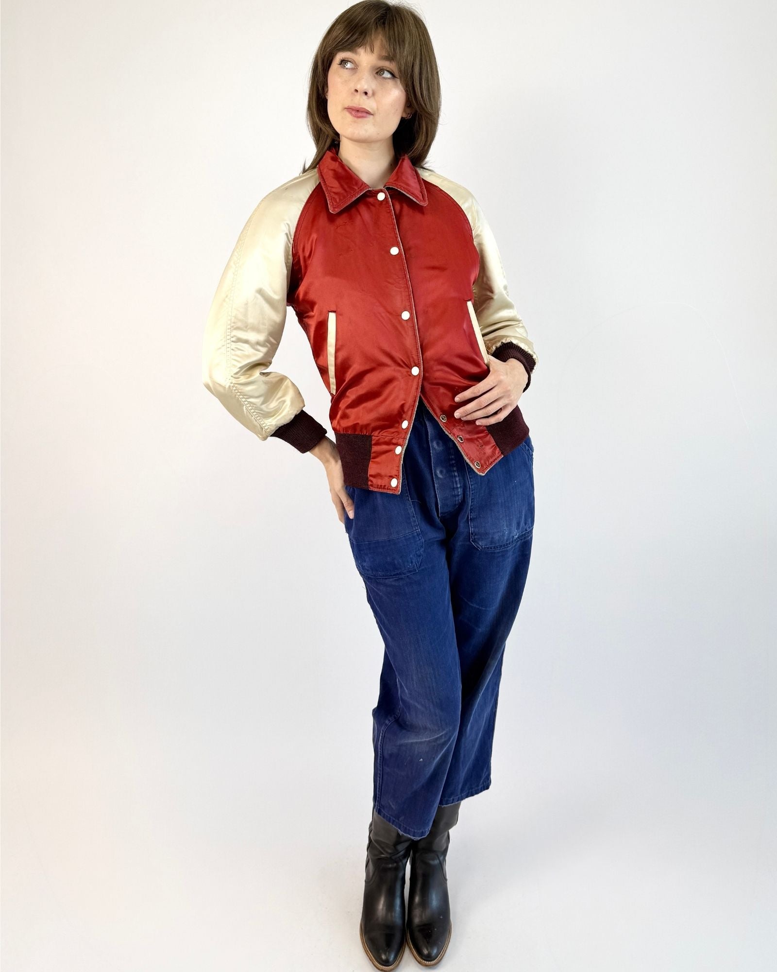 The Switch Up Reversible Satin Jacket