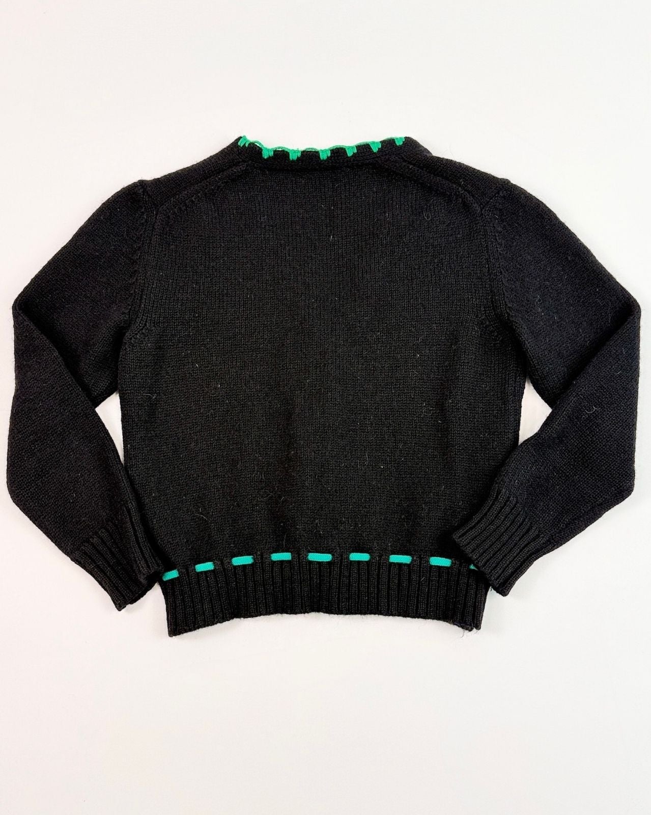 Knitted Flower Sweater