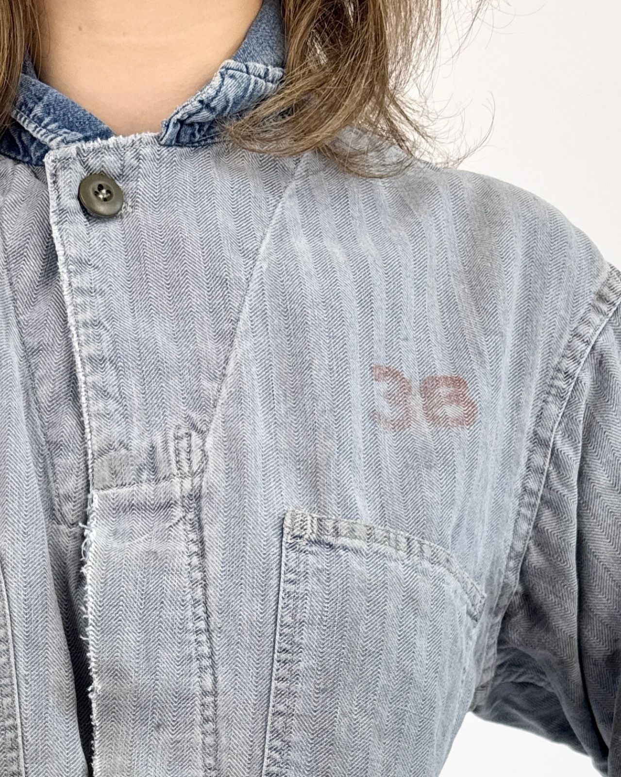 50s When It Works Cropped Coverall Jacket