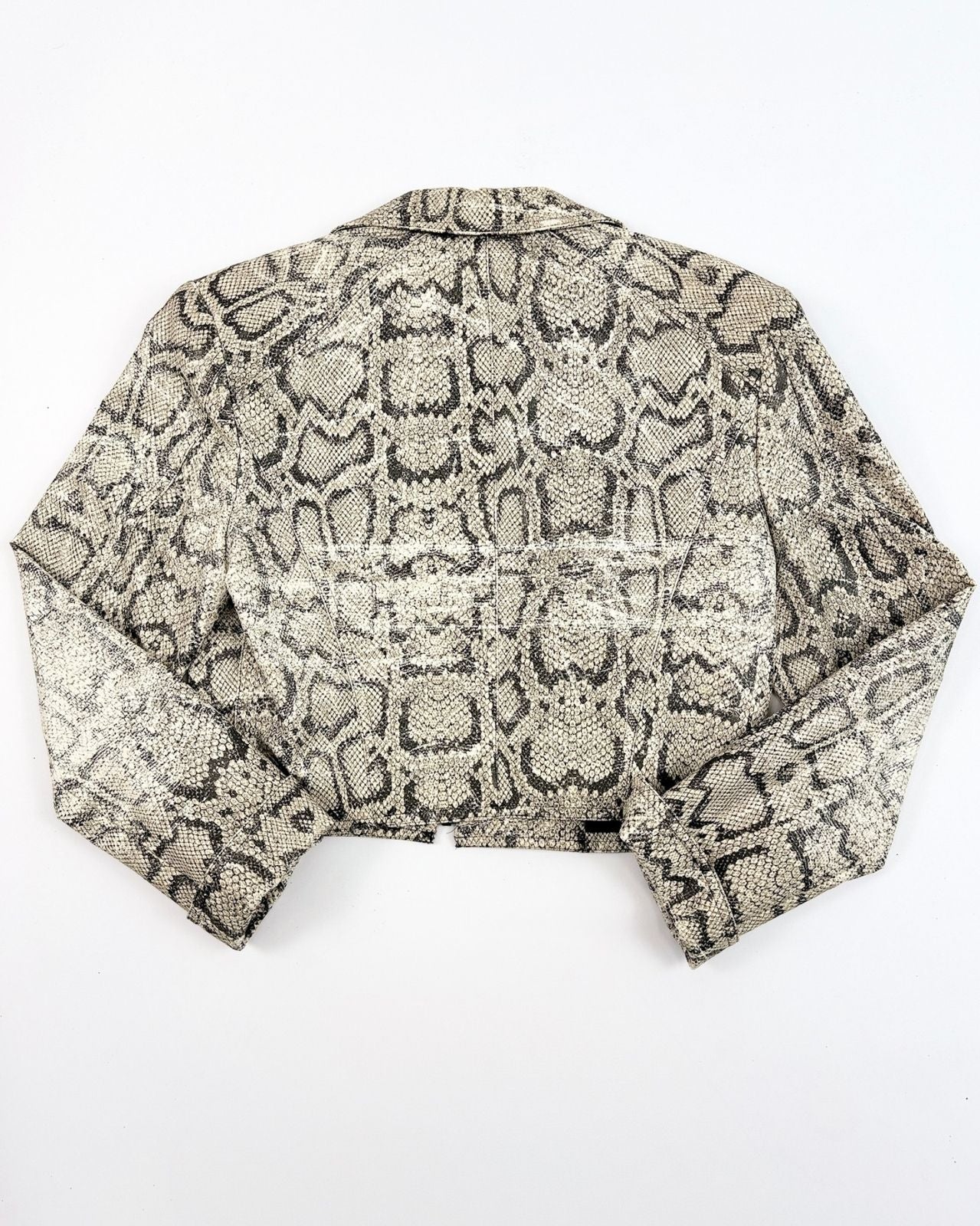 Y2K Faux Python Jacket