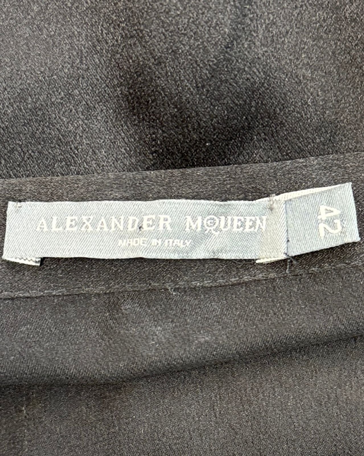 Alexander McQueen Silk Ruffle Blouse