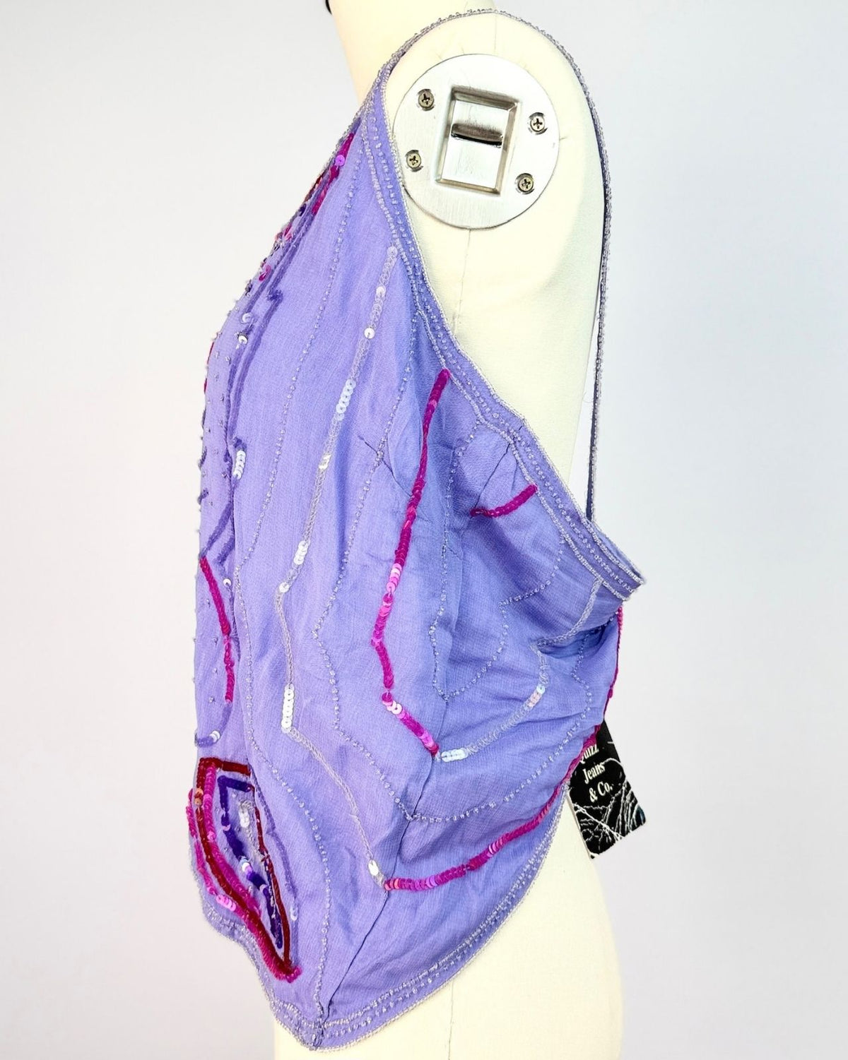 Lavender Sequin Butterfly Camisole
