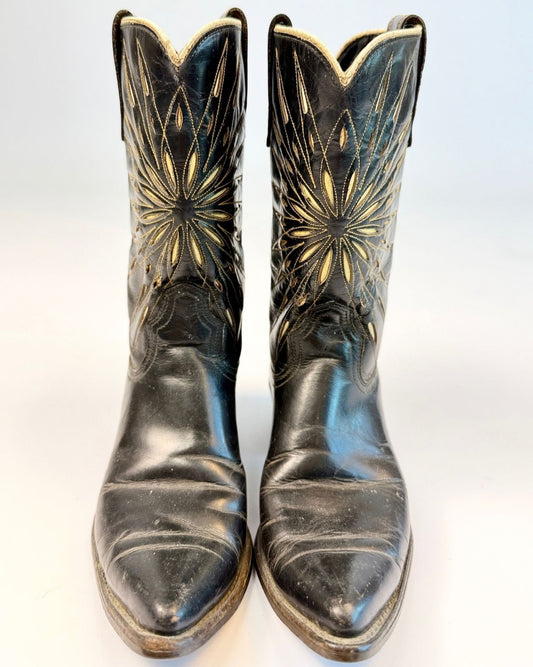 1950s Sunburst Cowboy Boots