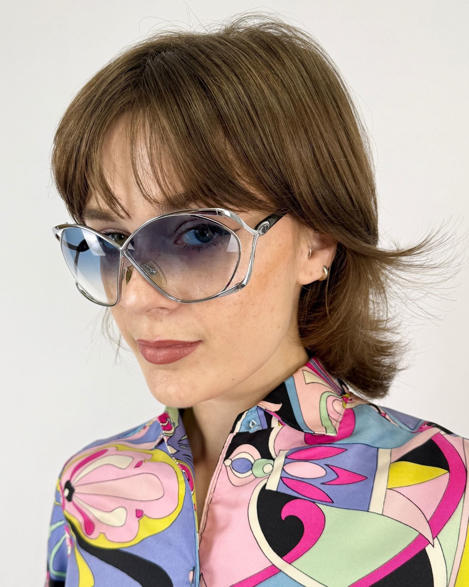 Christian Dior Blue Butterfly Sunglasses