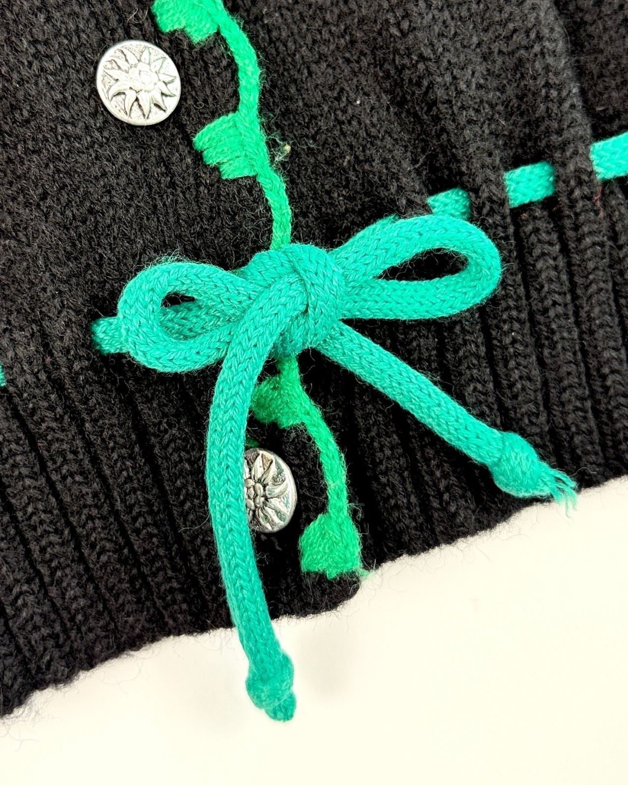 Knitted Flower Sweater