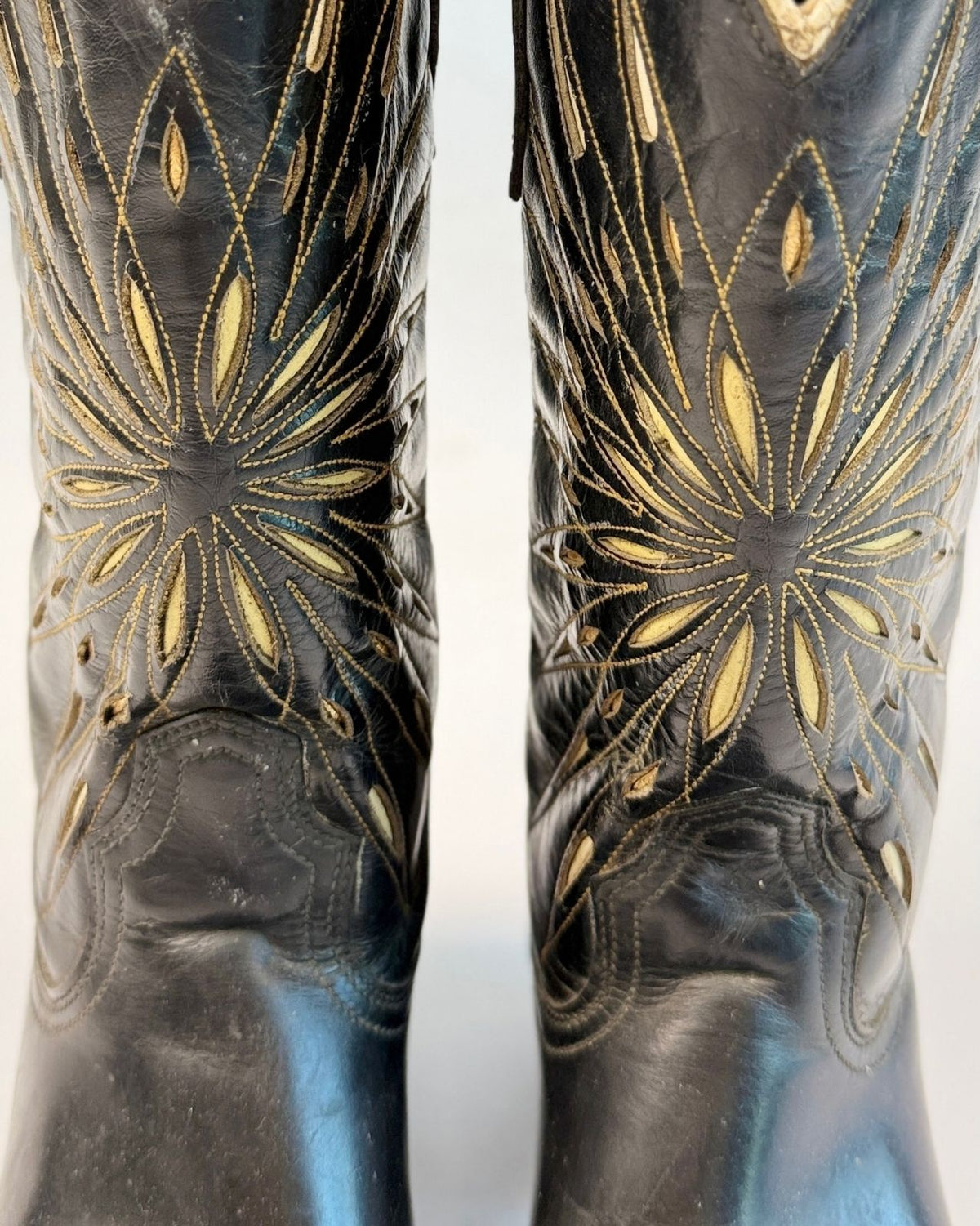 1950s Sunburst Cowboy Boots