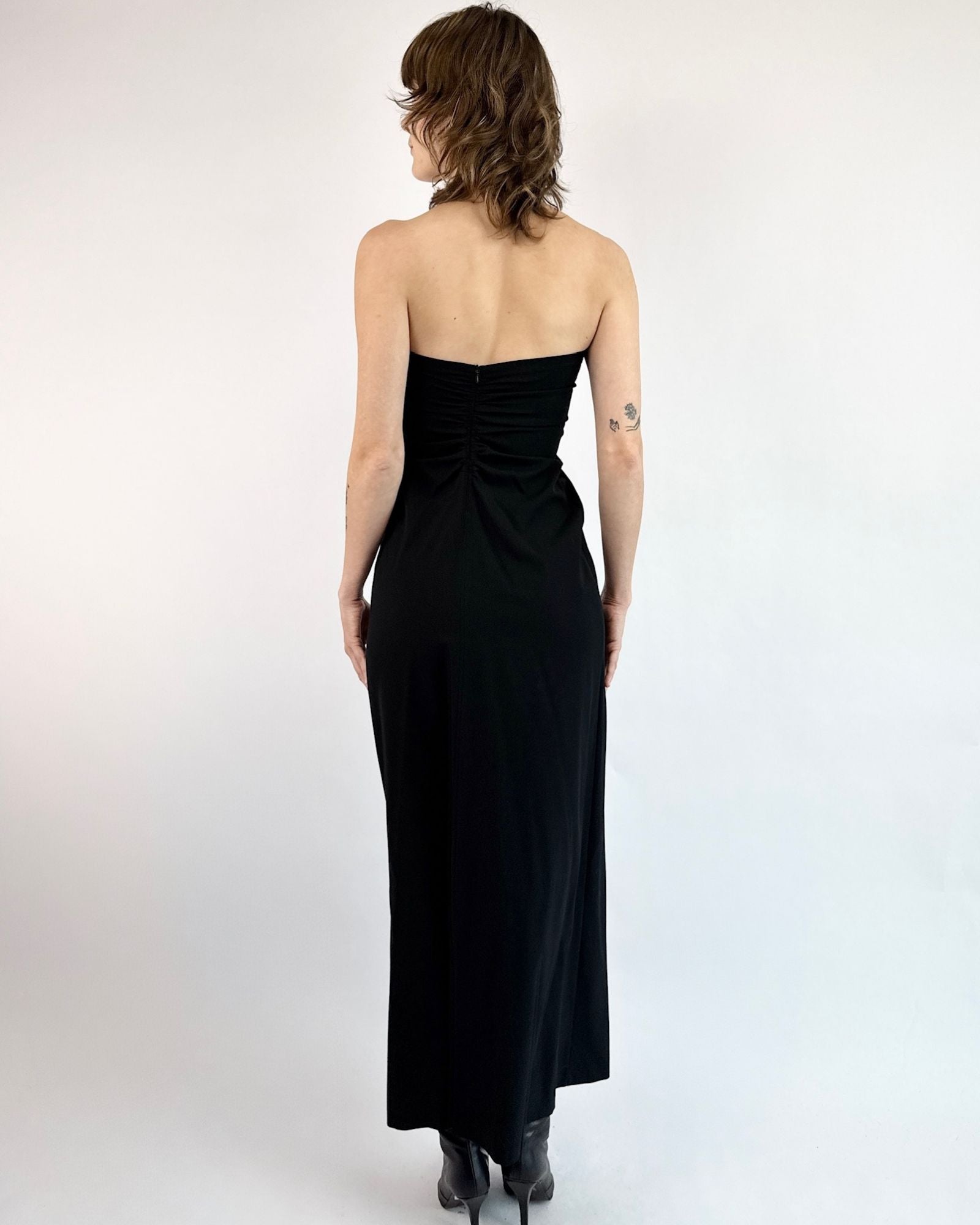 Dries van Noten Sleek Lines Strapless Dress
