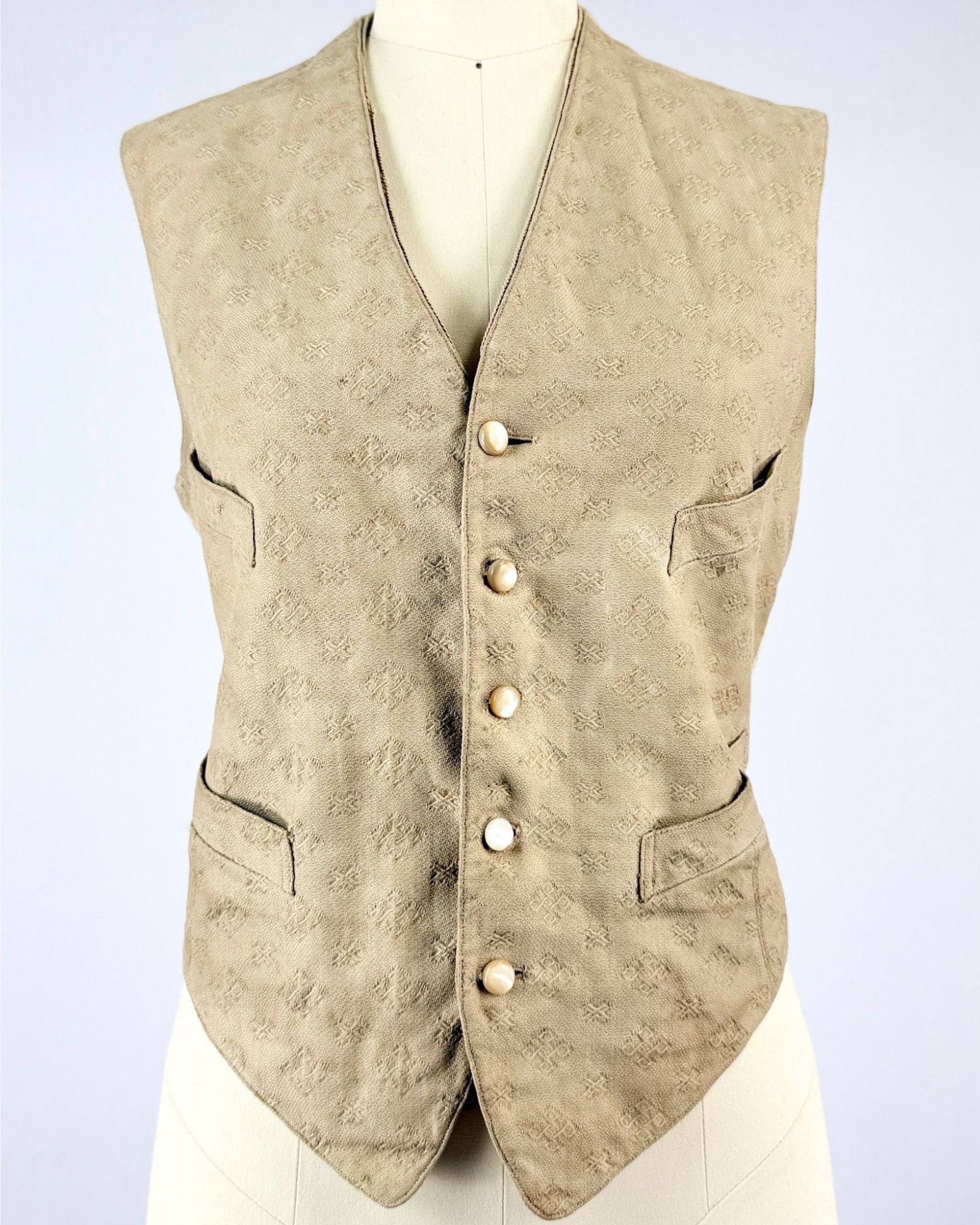 Antique Tan Waistcoat