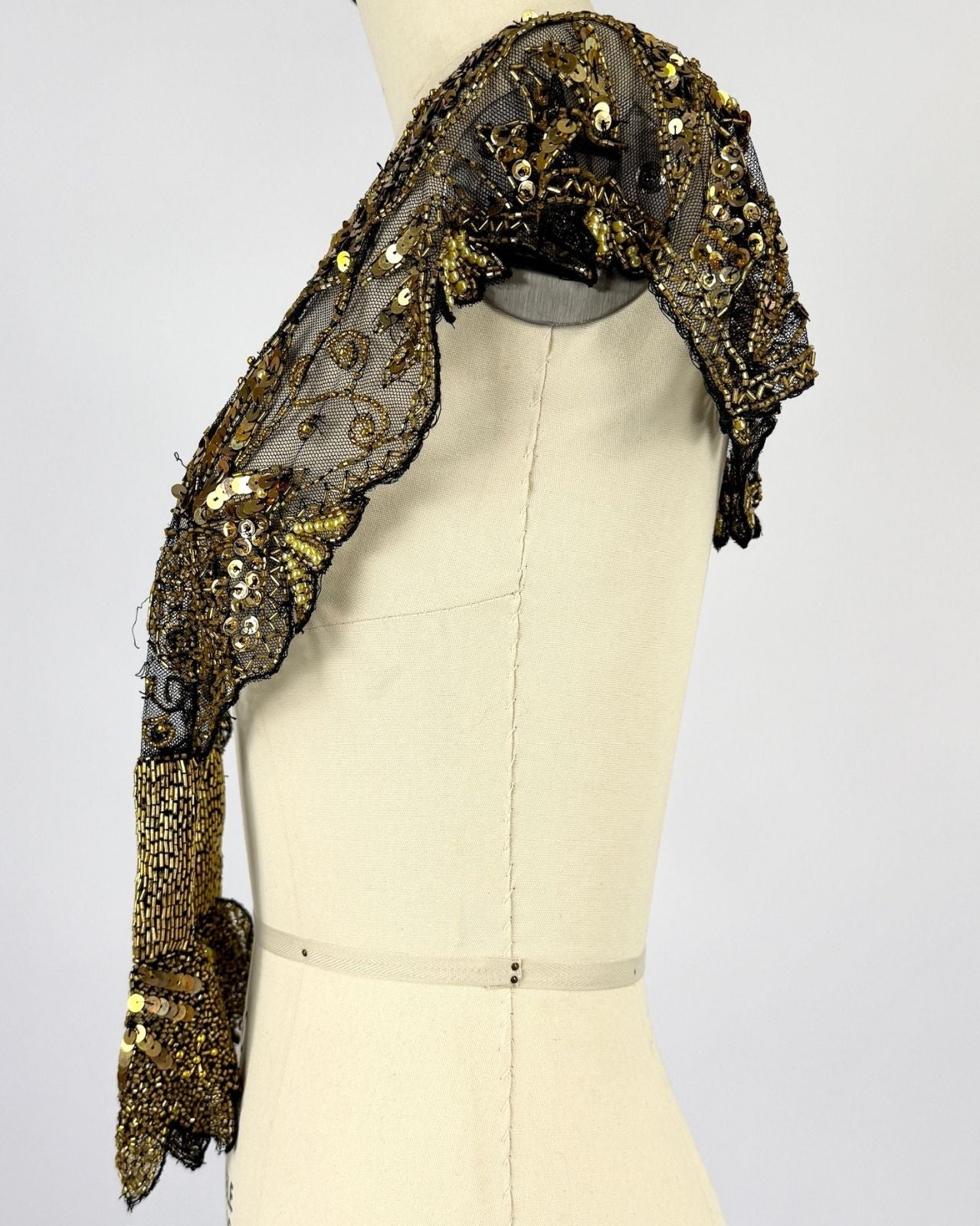 Gold Sequin Collar