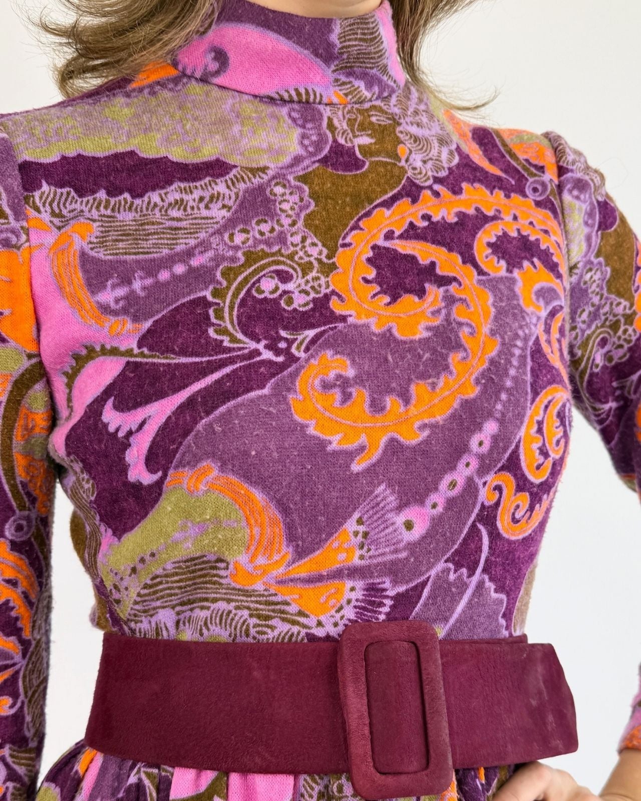 Geoffrey Beene Berry Sweet Floral Dress