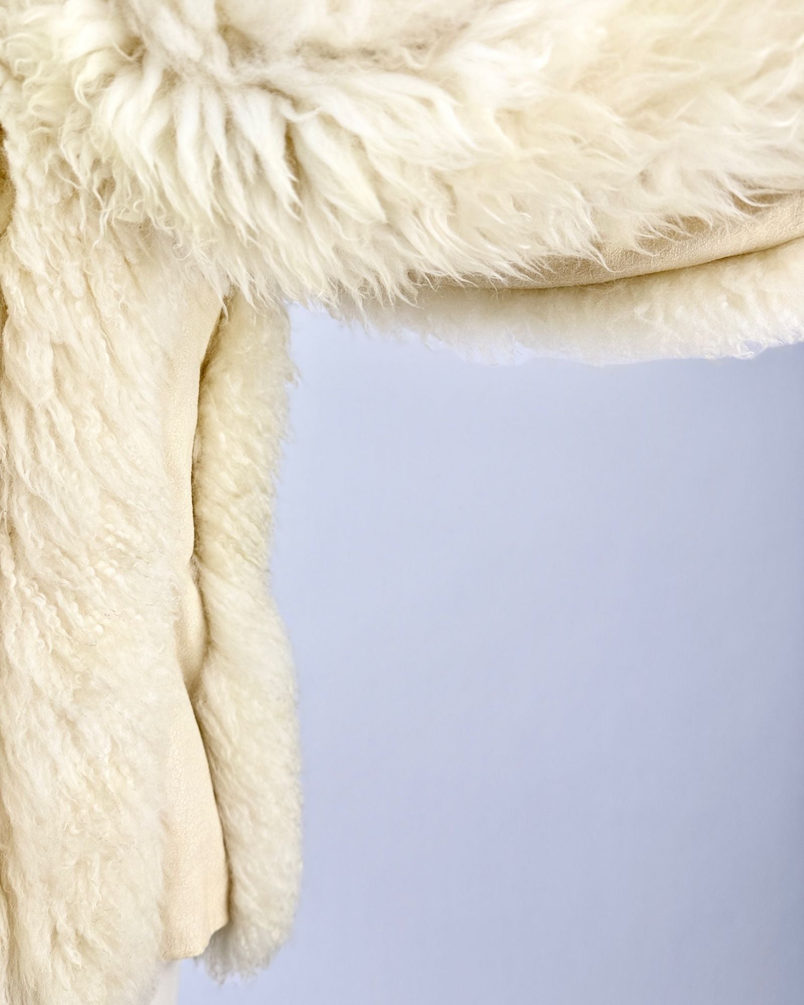 Alpine Wonders Cream Curly Lamb Coat