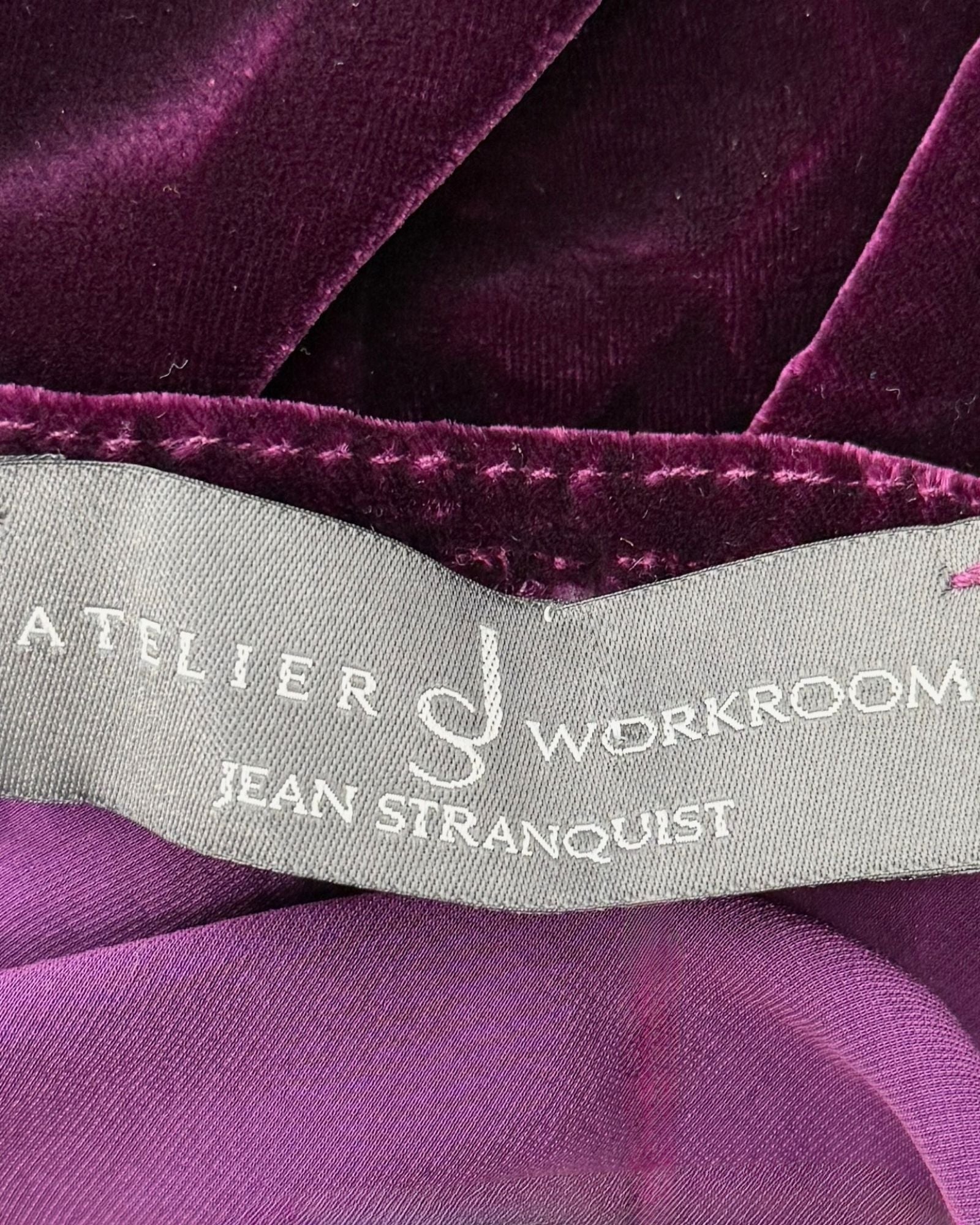 Jean Steanquist Velvet Beaded Tank