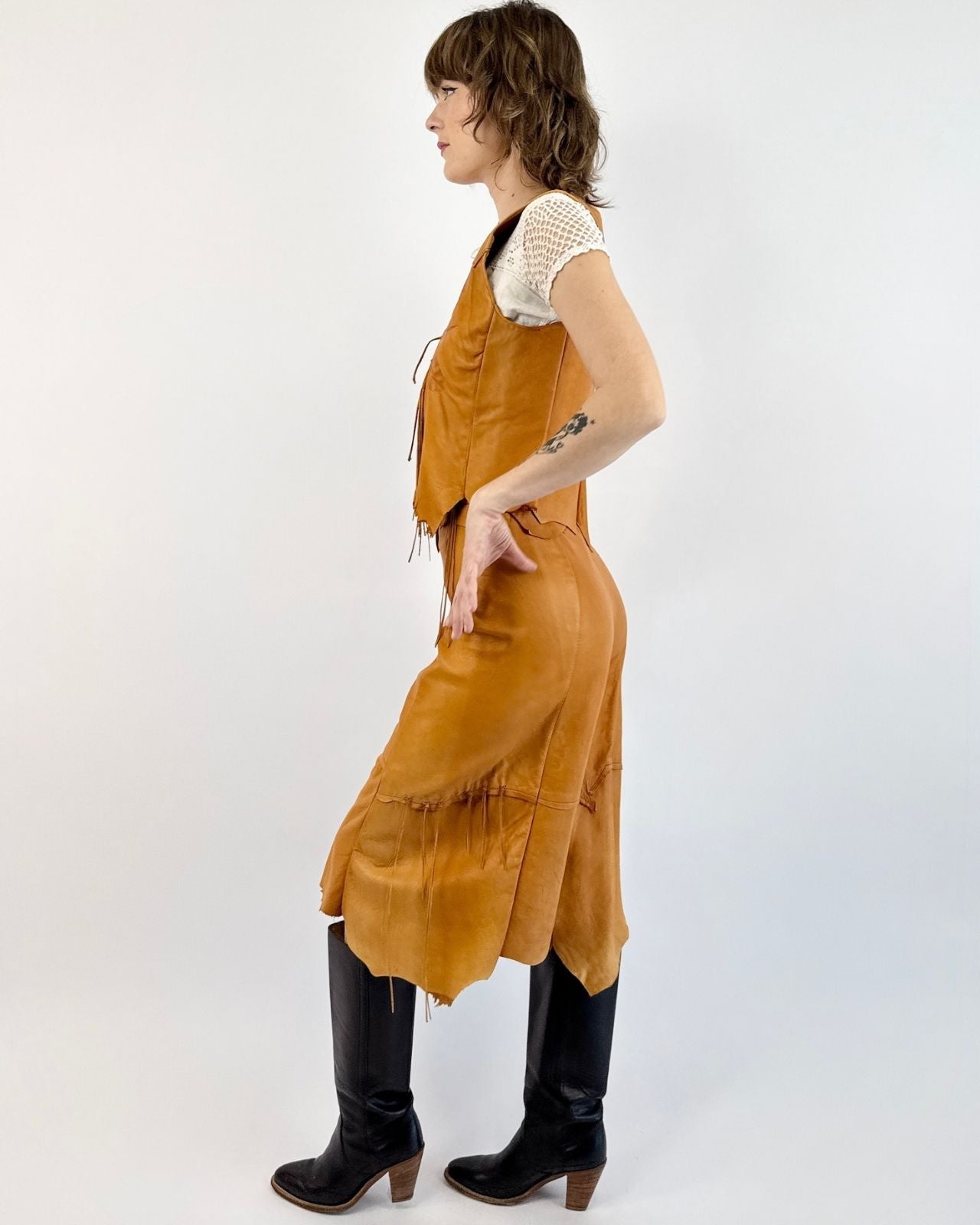 Santa Fe Western Sun Leather Set