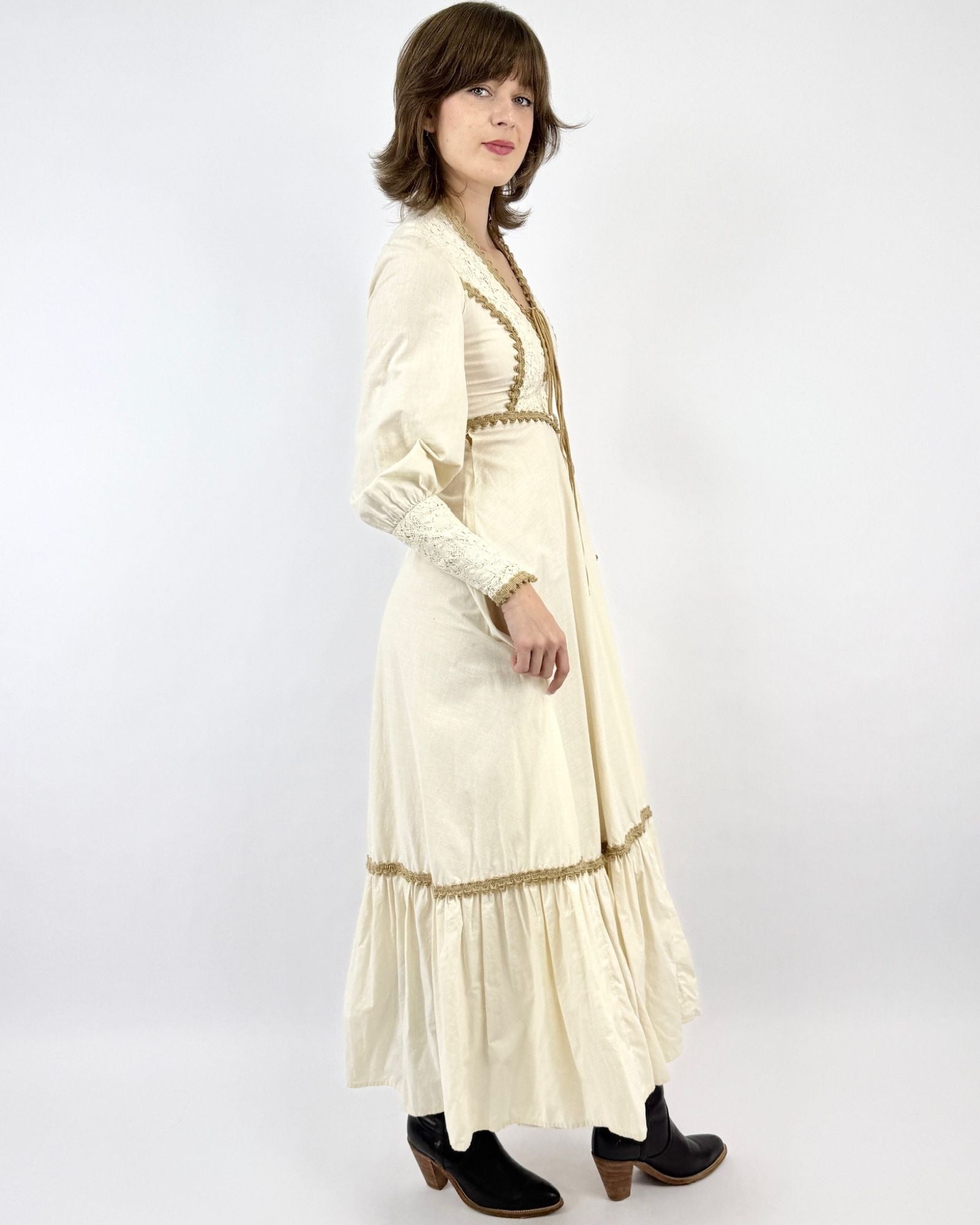 70s Royal Melodies Gunne Sax Maxi Dress