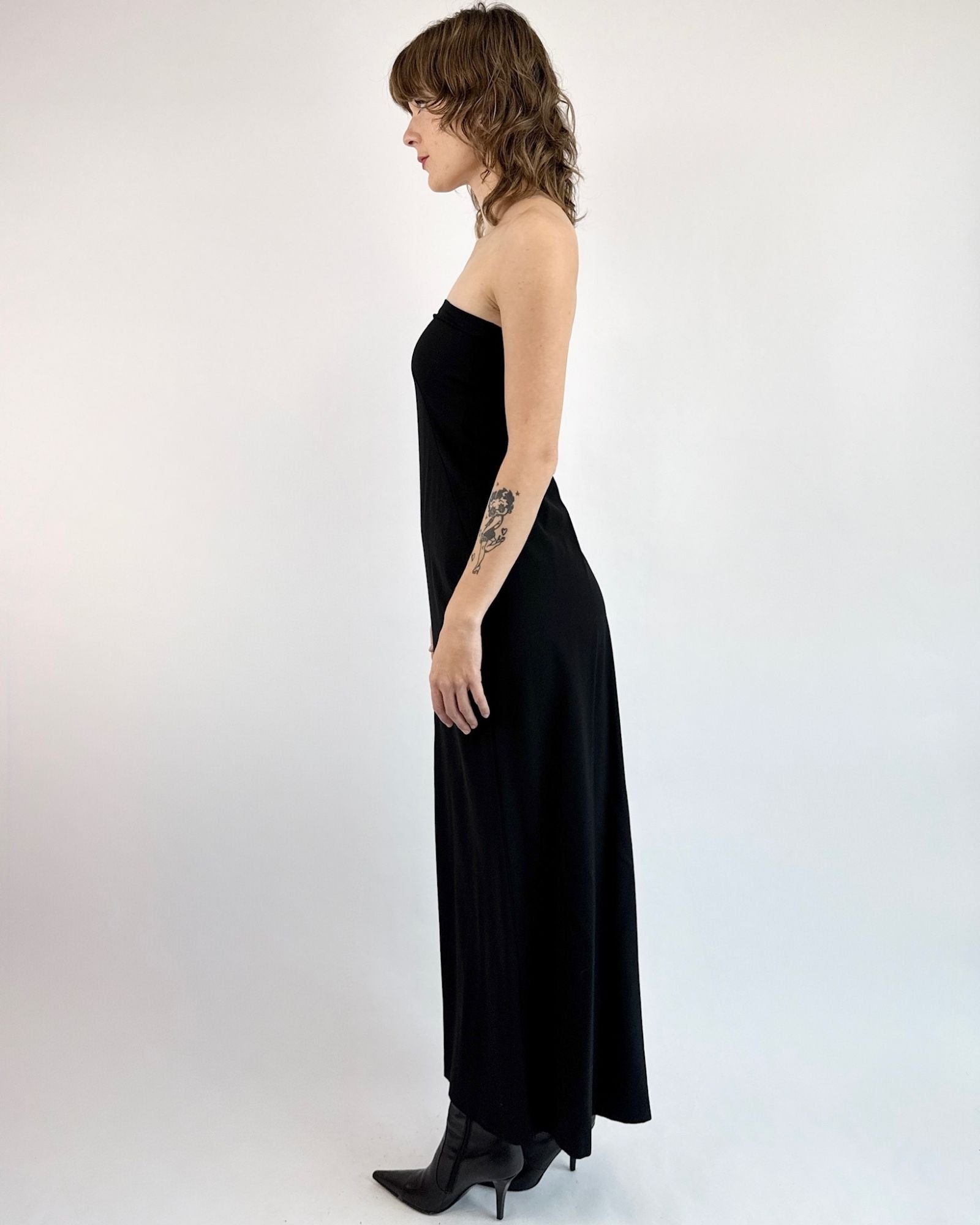 Dries van Noten Sleek Lines Strapless Dress