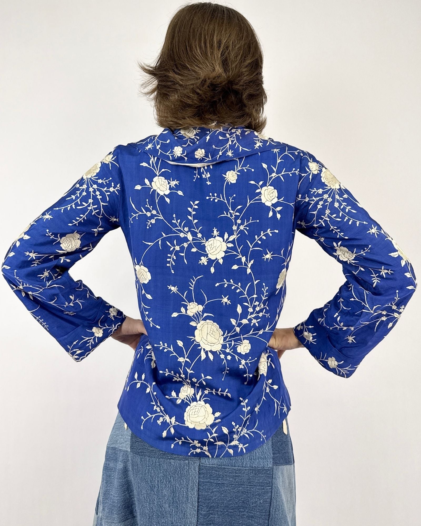 1920s Wise in Ways Embroidered Silk Jacket