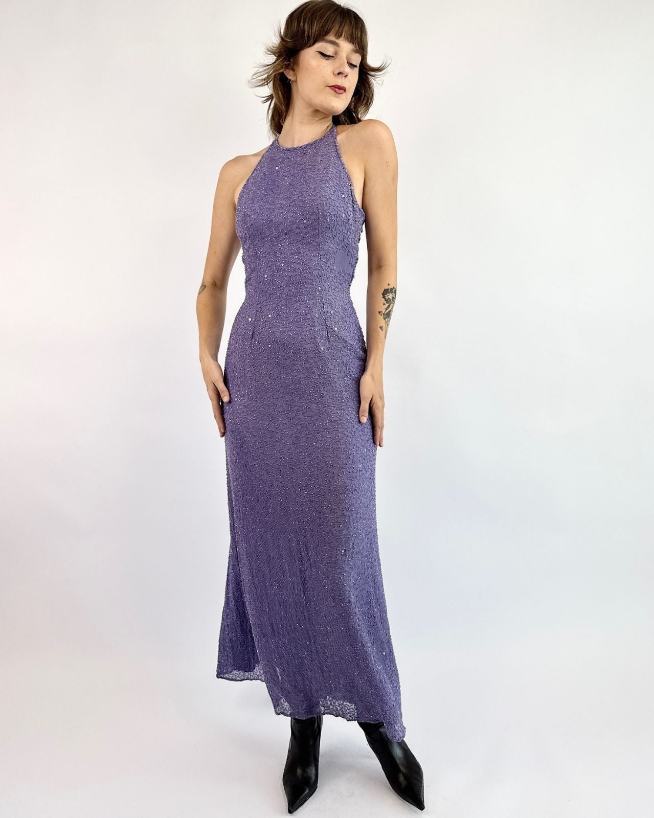 Scala Want You Back Beaded Gown