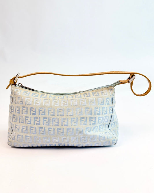 Fendi Borsa Con Fiano Celeste Naturale Bag