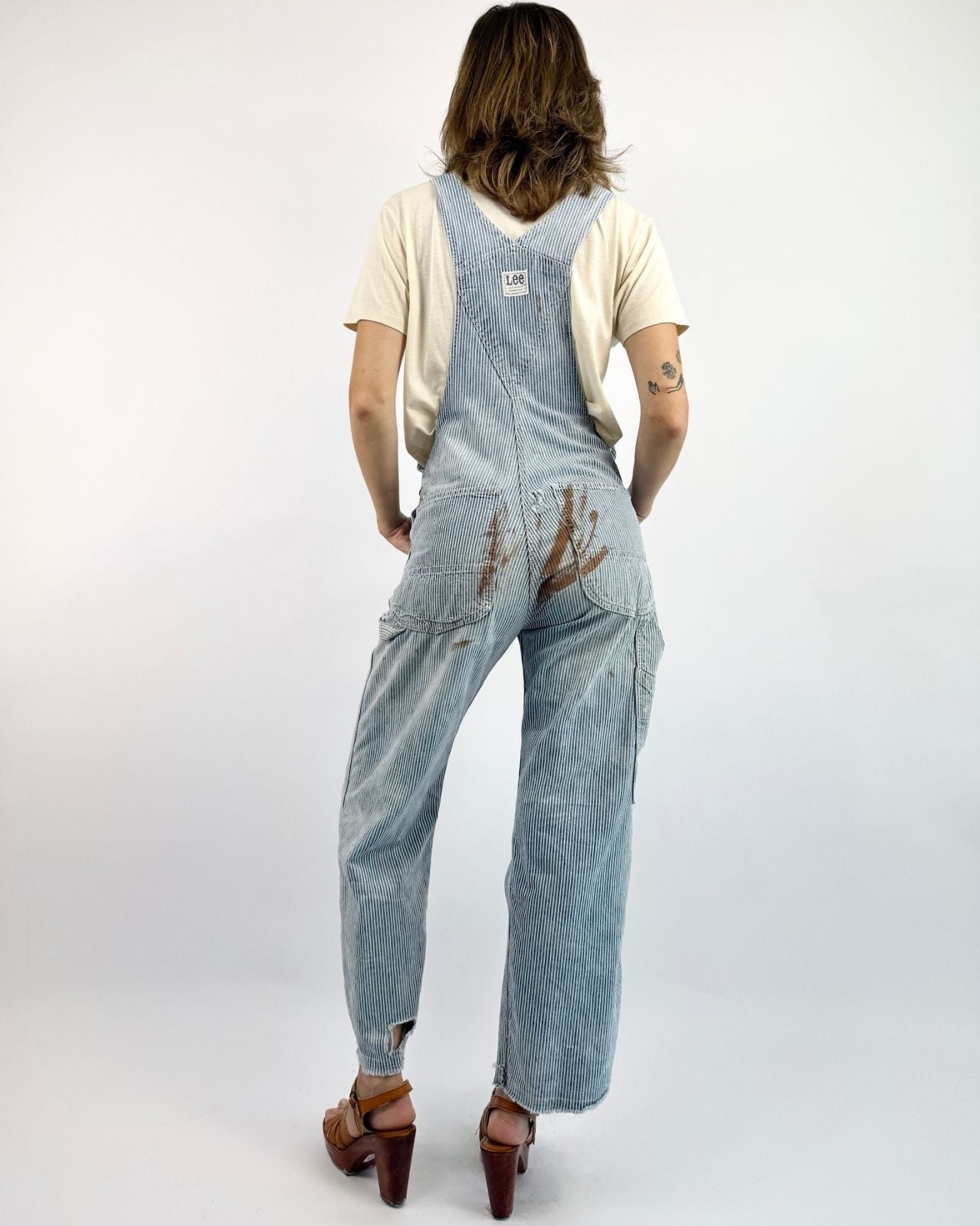 Lee Make Your Mark Paint Splatter Overalls