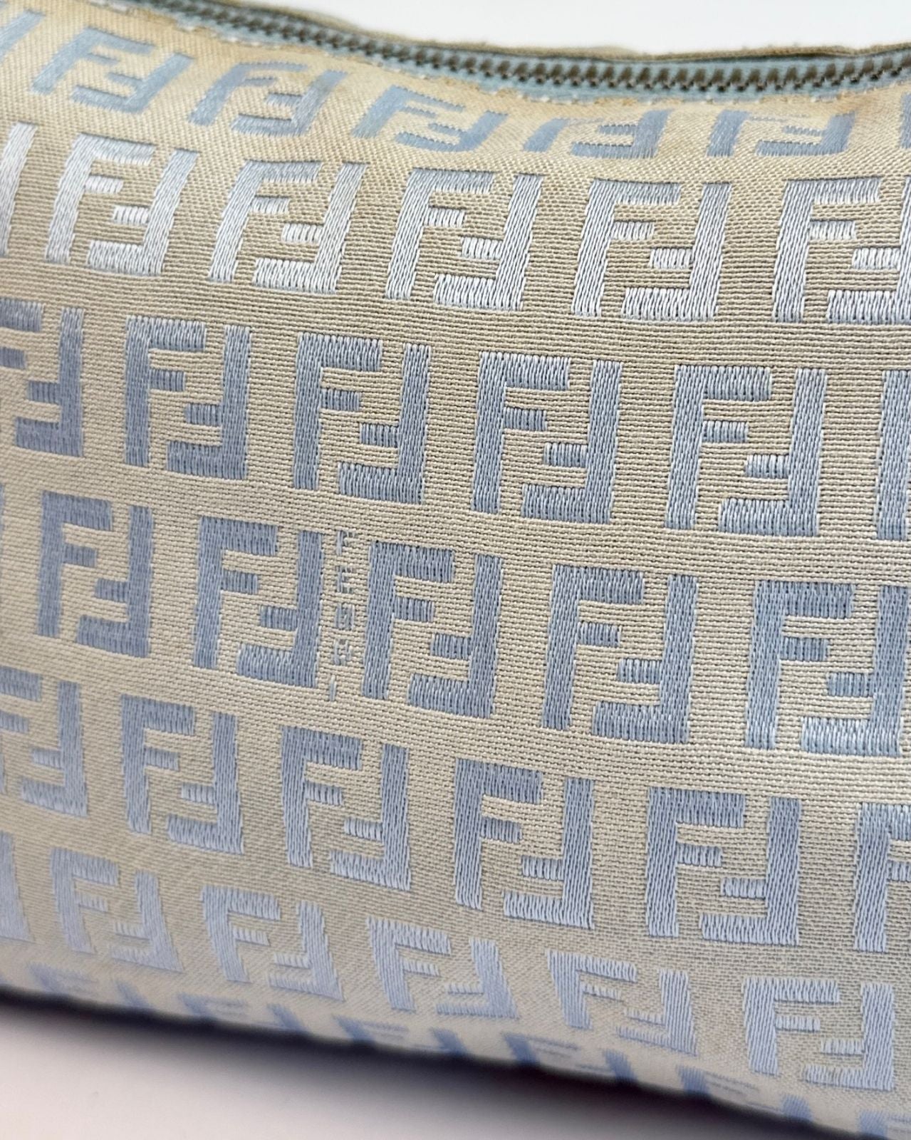 Fendi Borsa Con Fiano Celeste Naturale Bag