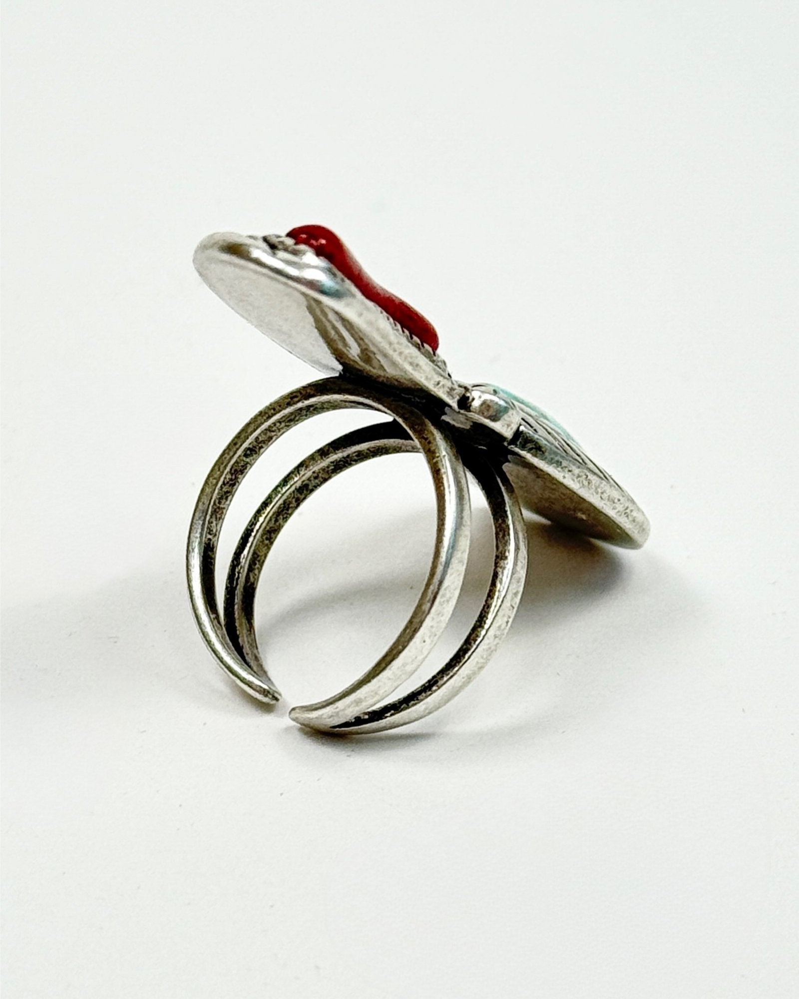 Iron Lamb Double Bandit Ring