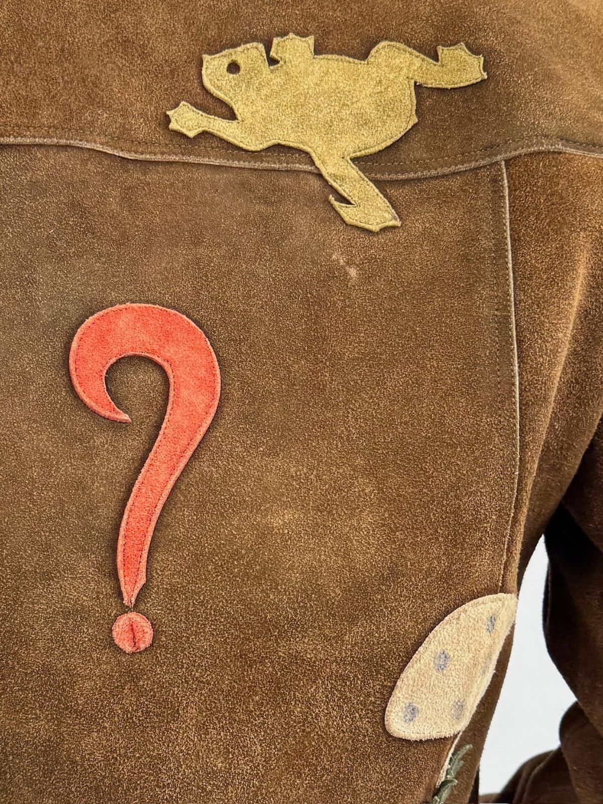 1960s Fantastical Findings Suede Patch Jacket
