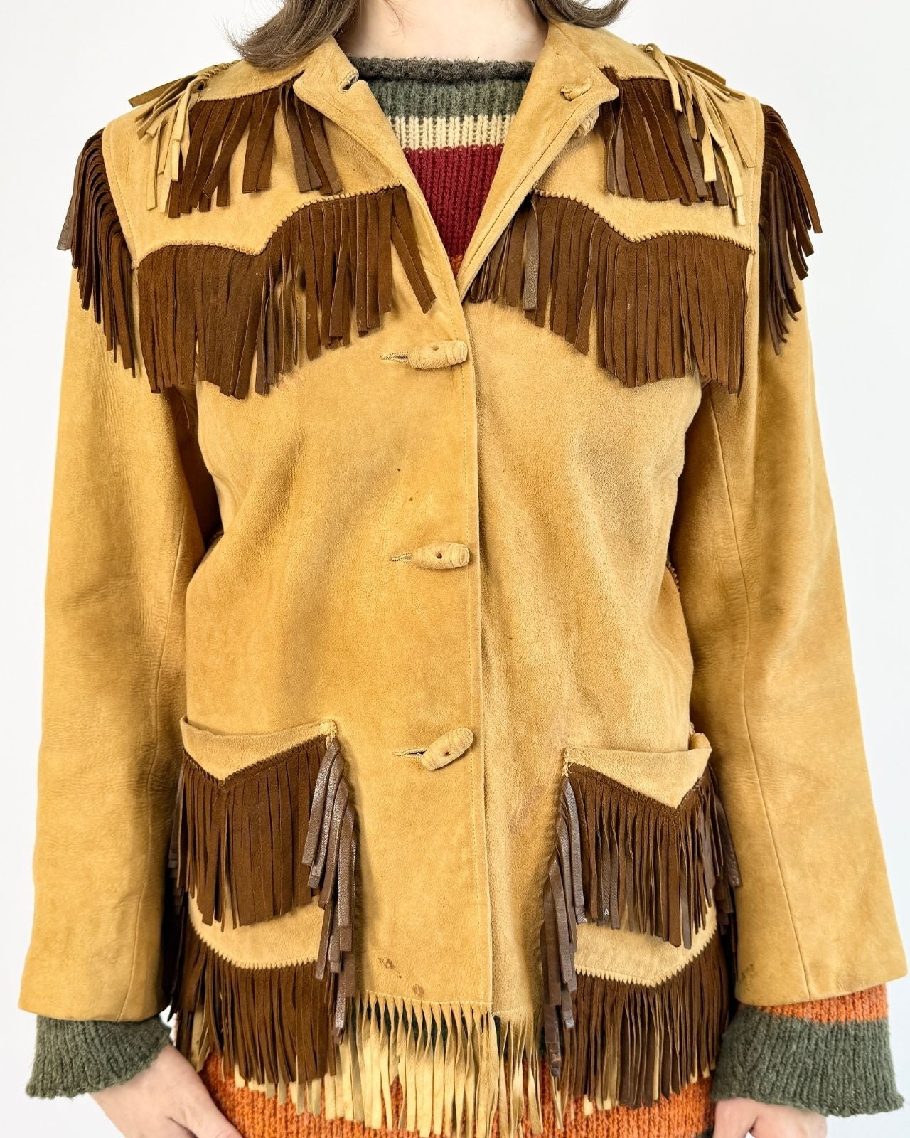 1960s It's Toasted Brown Suede Jacket