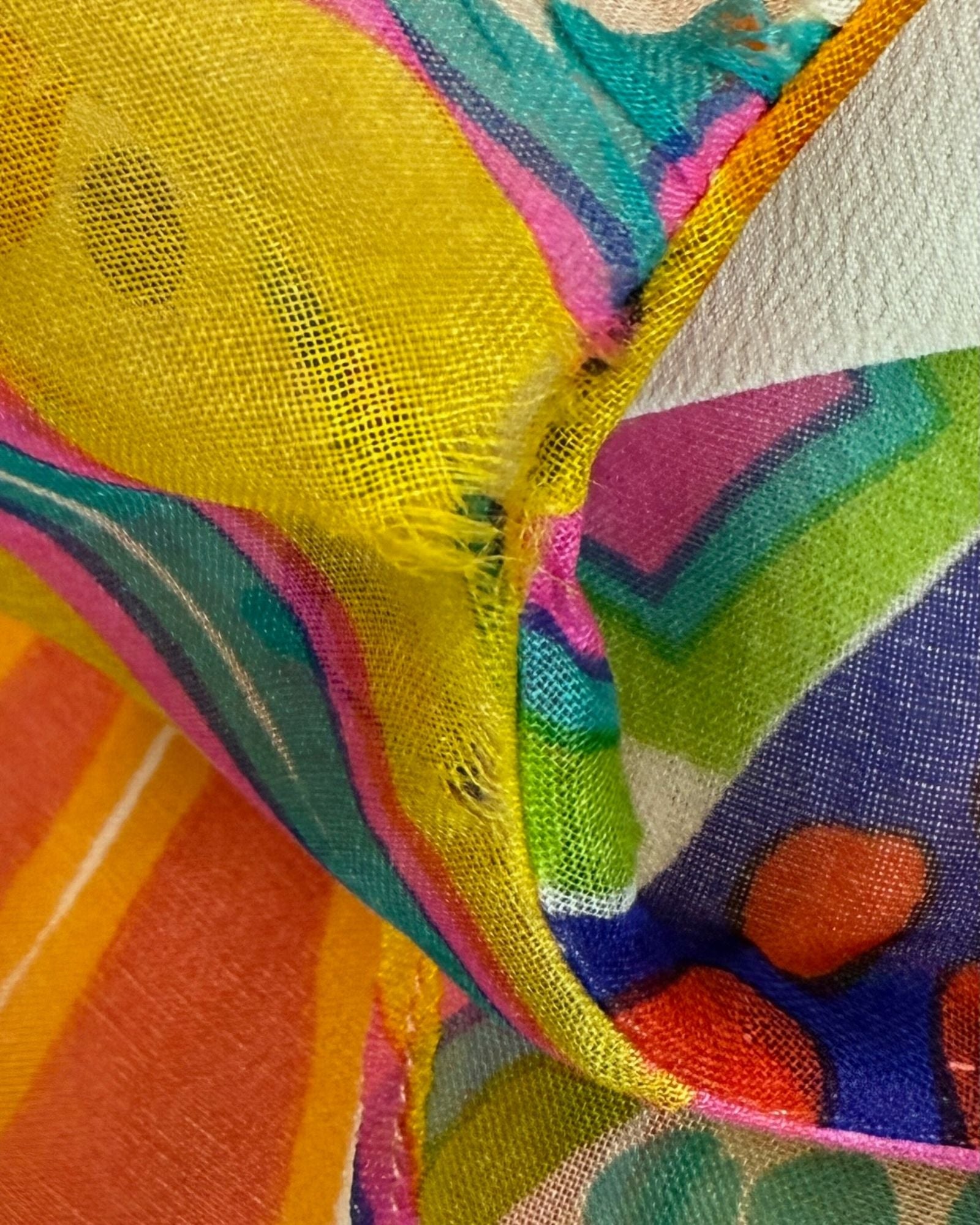 Oscar de La Renta Take A Trip Psych Dress