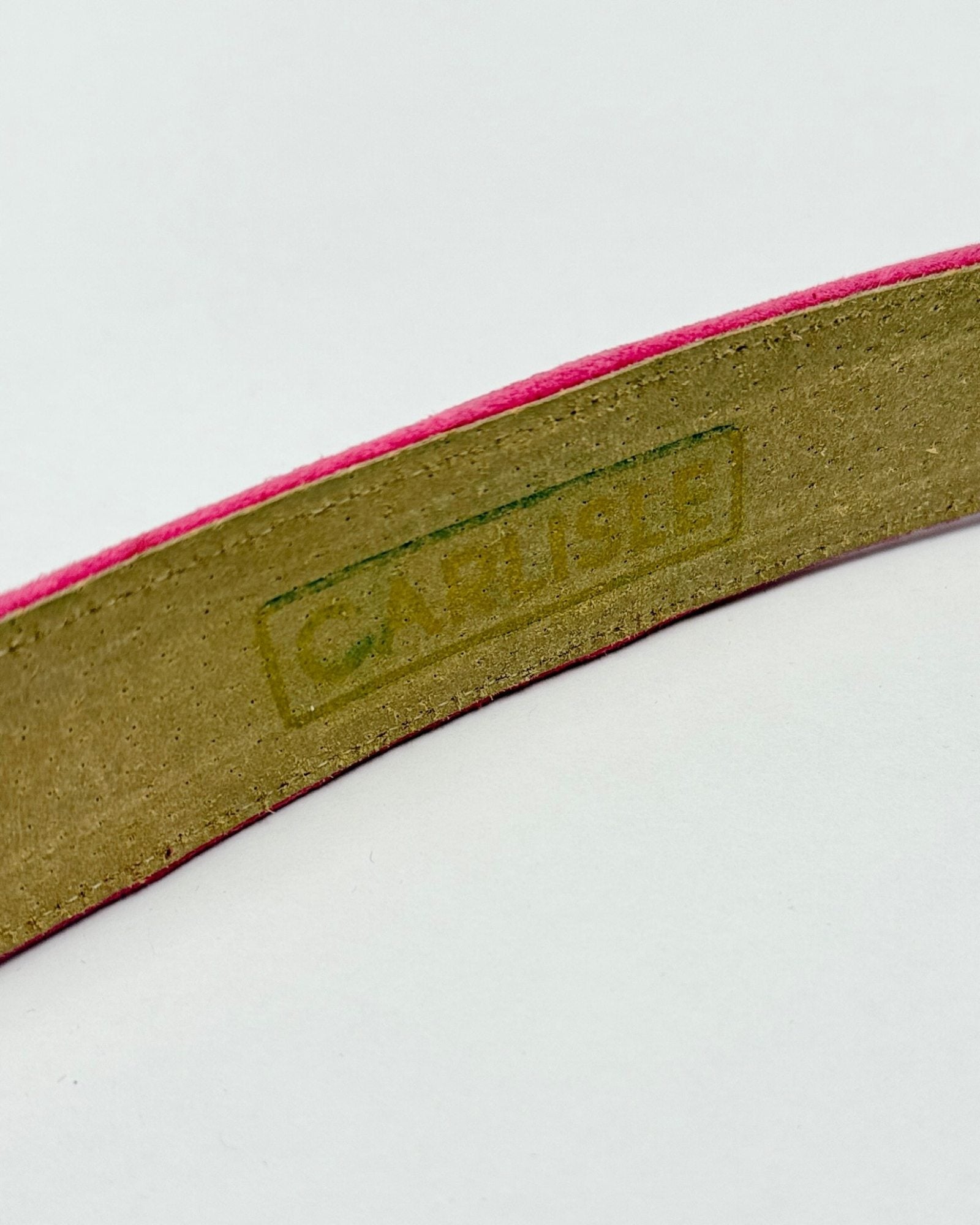 Carlisle Pink Suede Belt