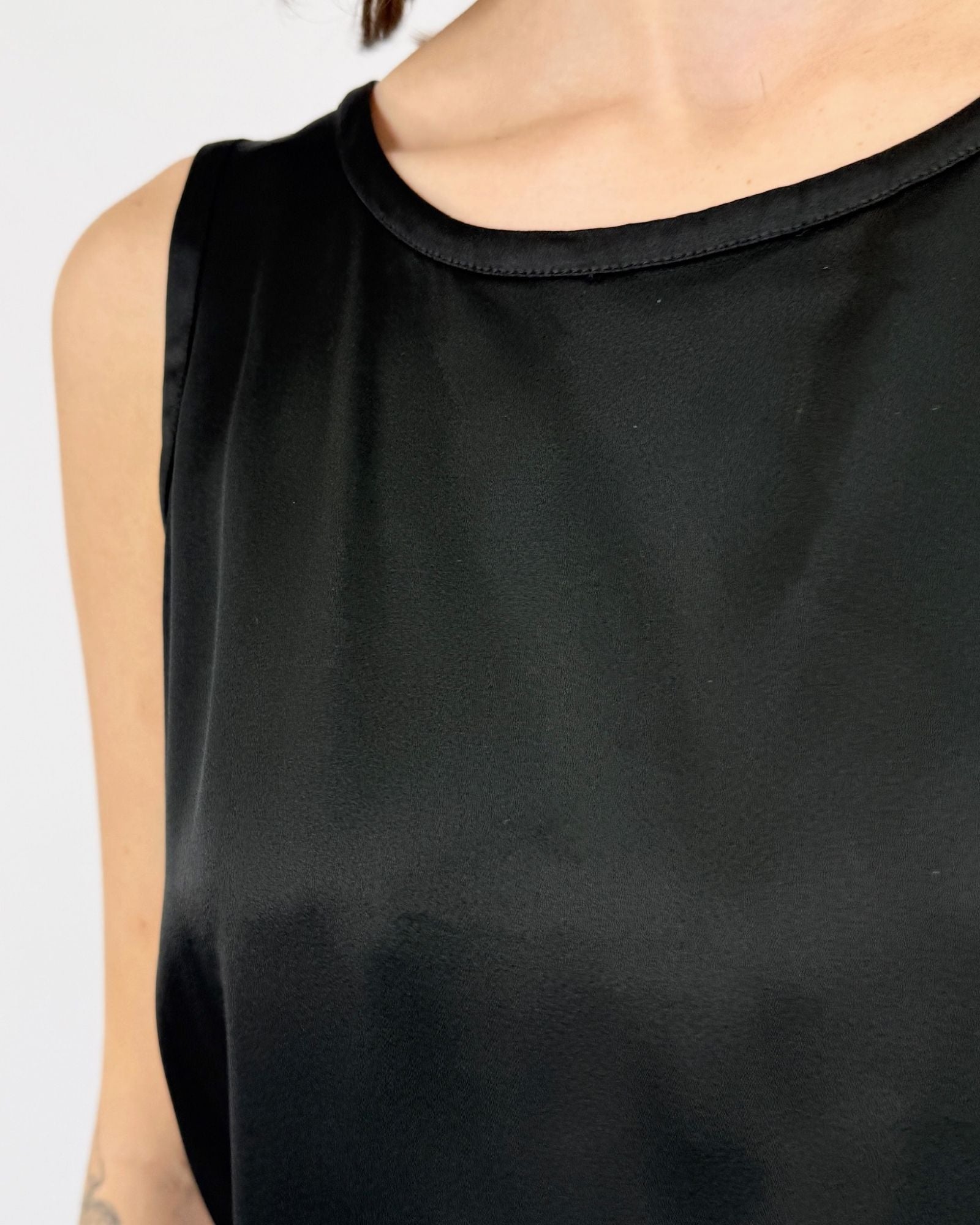 YSL Black Silk Tank