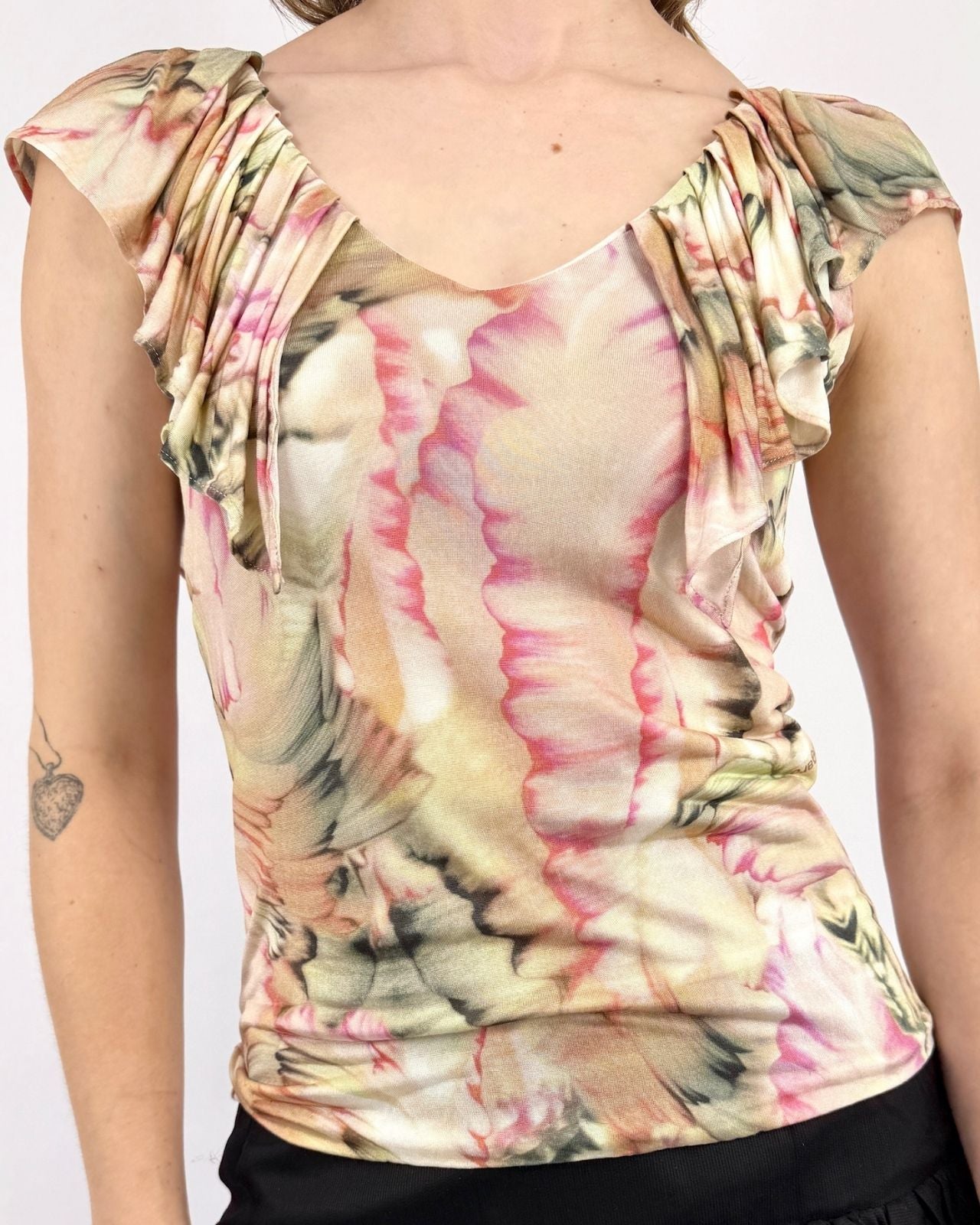 Emanuel Ungaro Gathered Geode Blouse