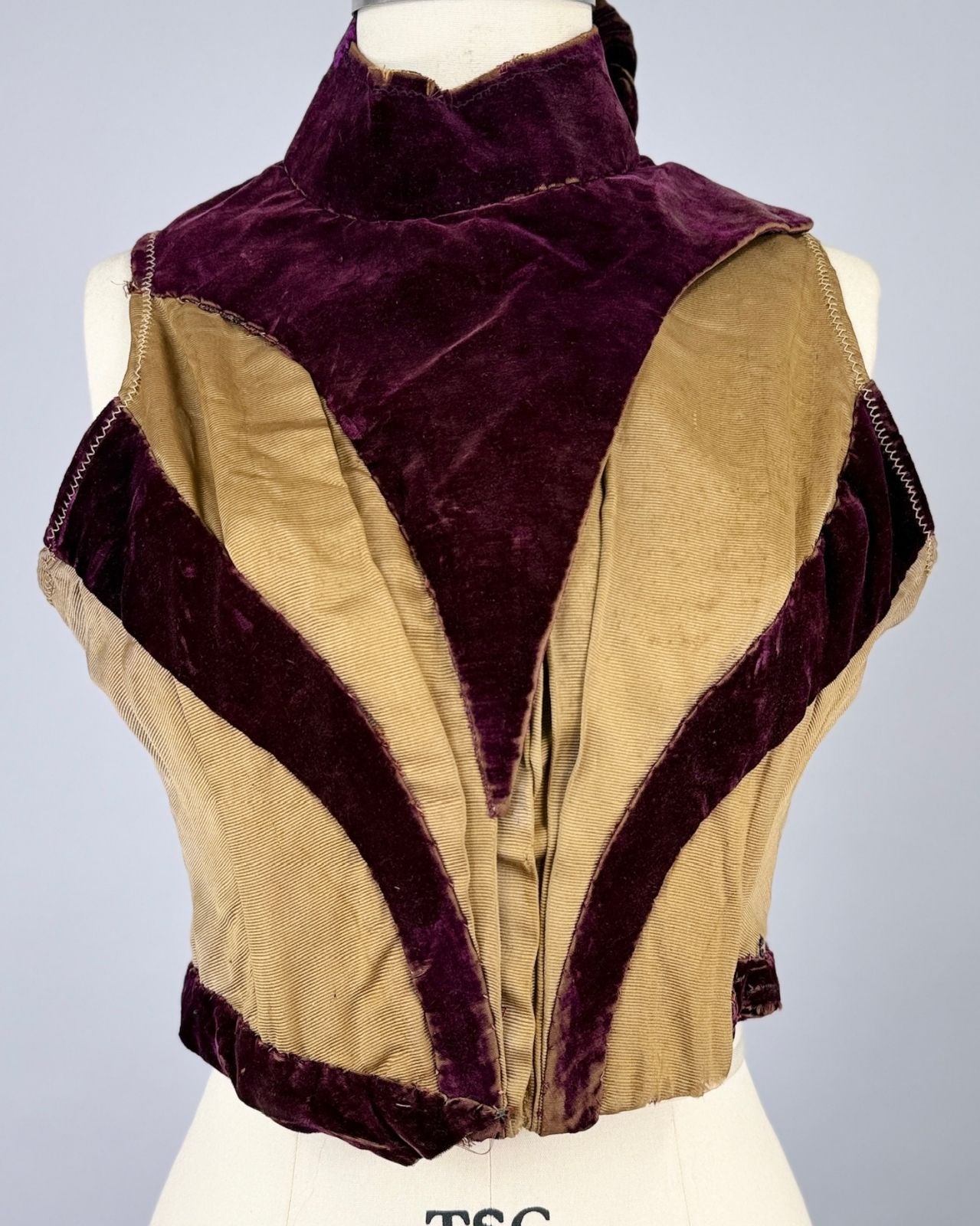 Victorian Velvet Bodice