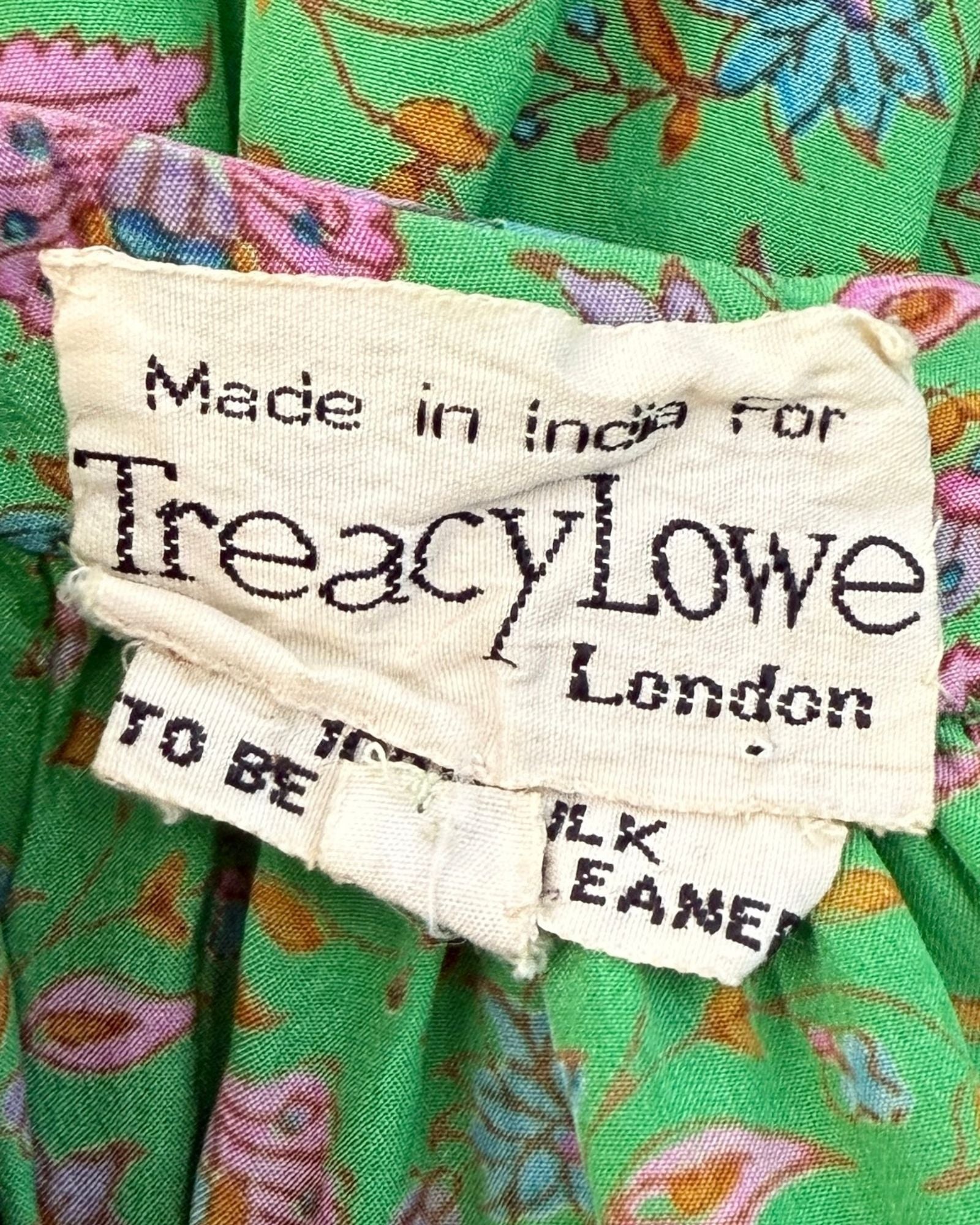 Treacy Lowe Greener Sides Silk Dress