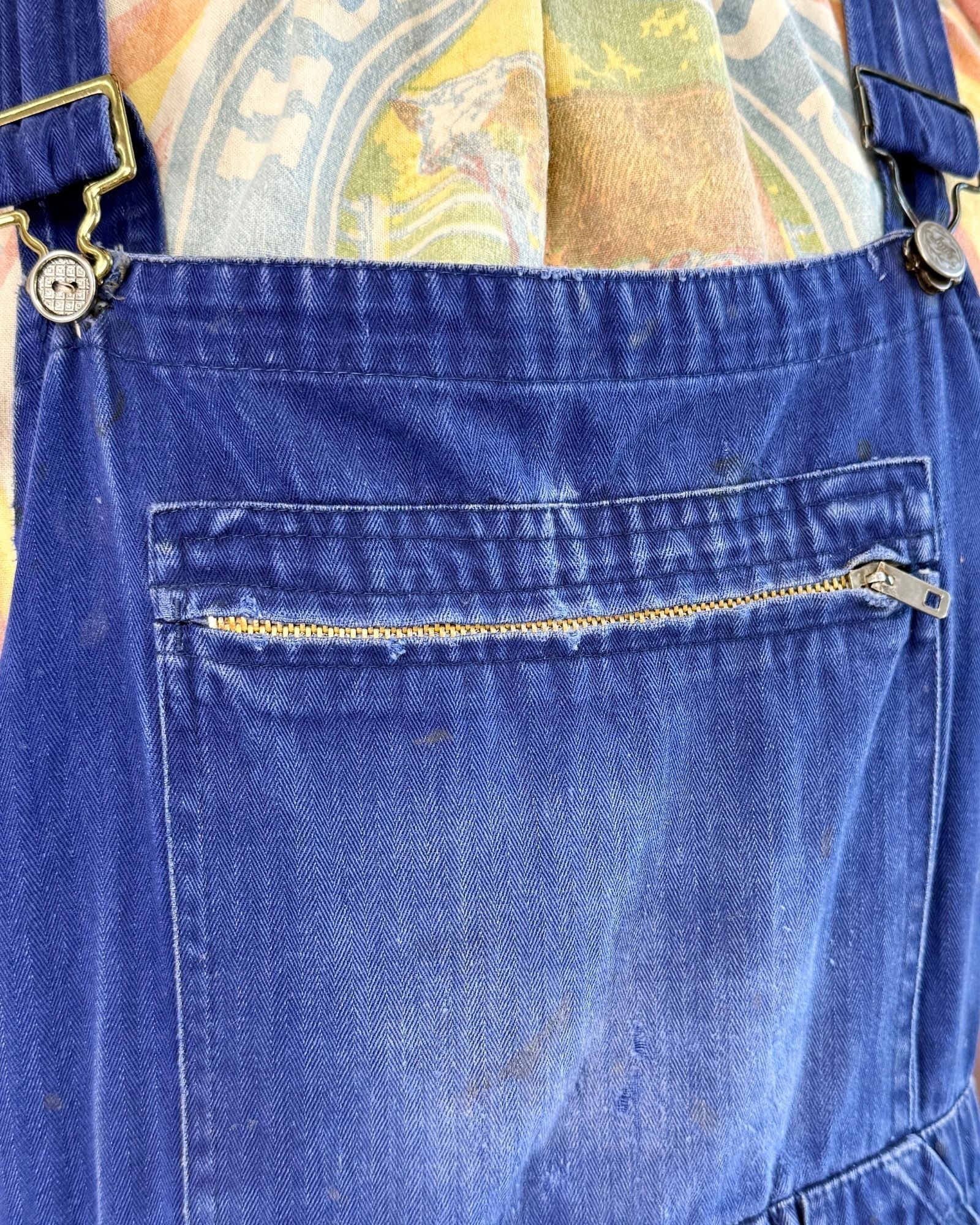 40s Garden Days French Workwear Overalls