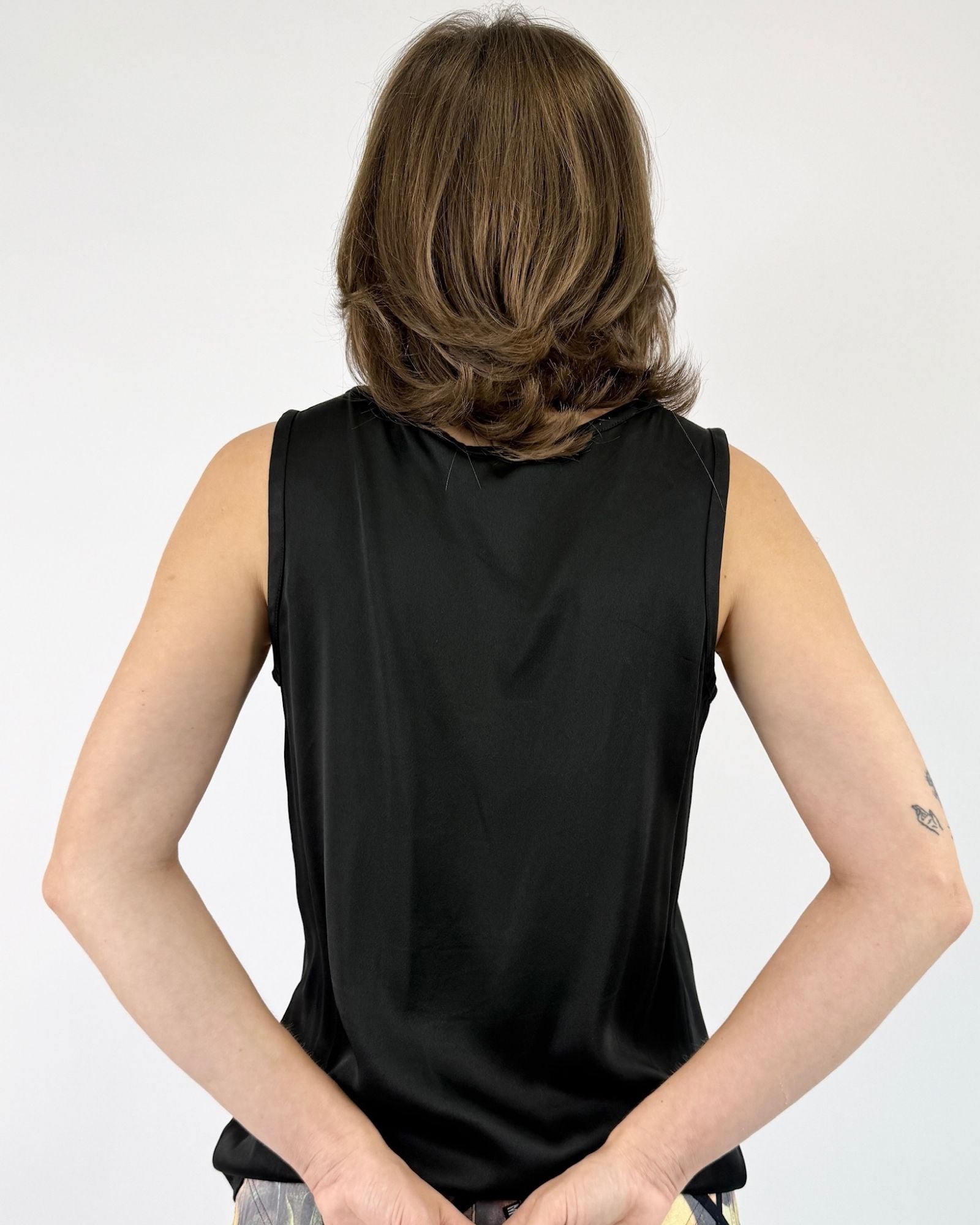 YSL Black Silk Tank