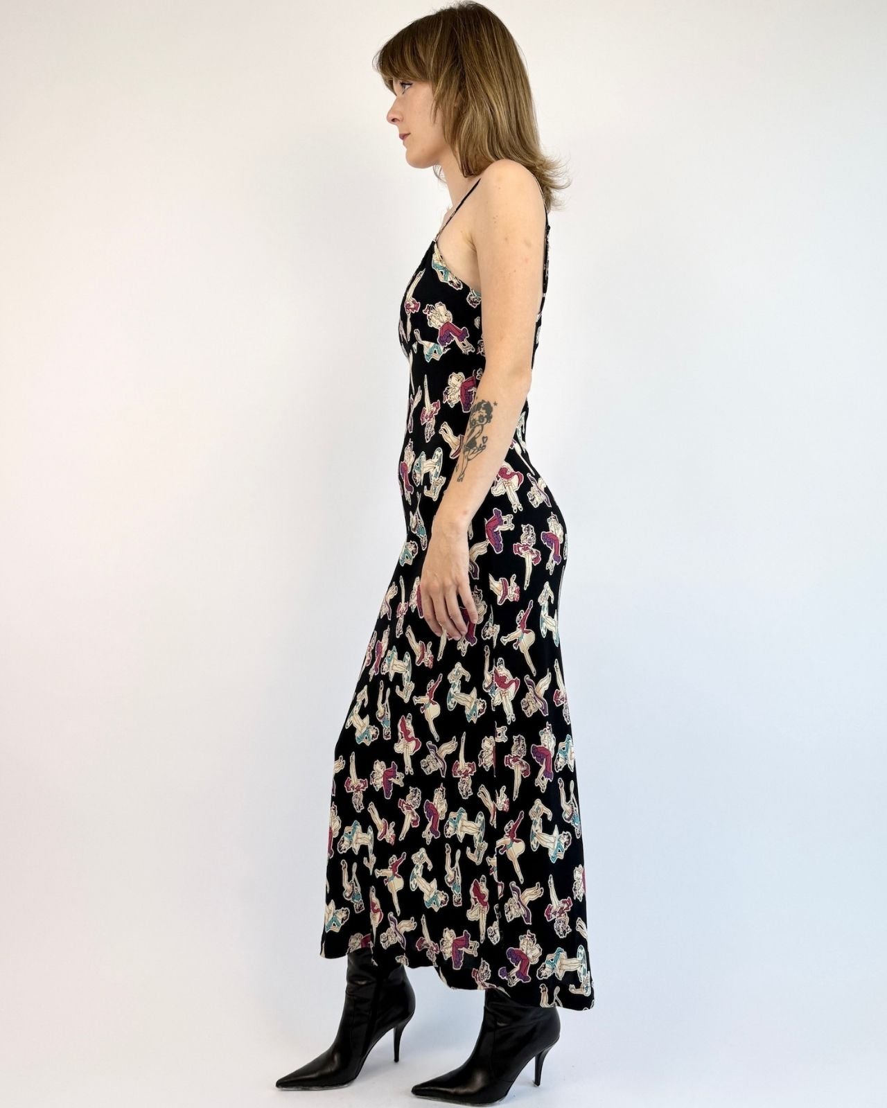 Betsey Johnson Dancin' Machine Slip Dress