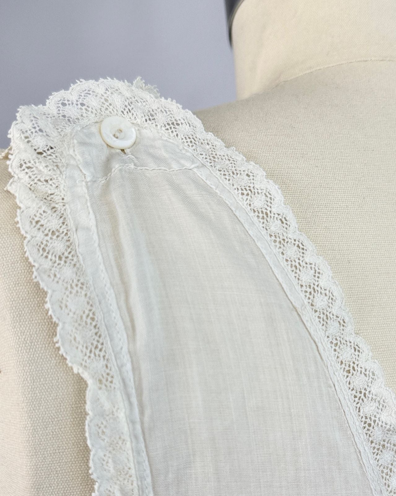 Edwardian White Lace Top