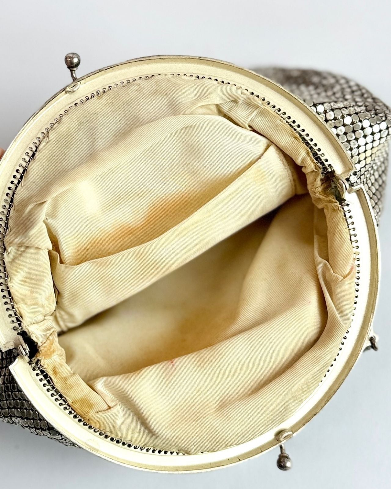 Whiting and Davis Silver Mesh Bag