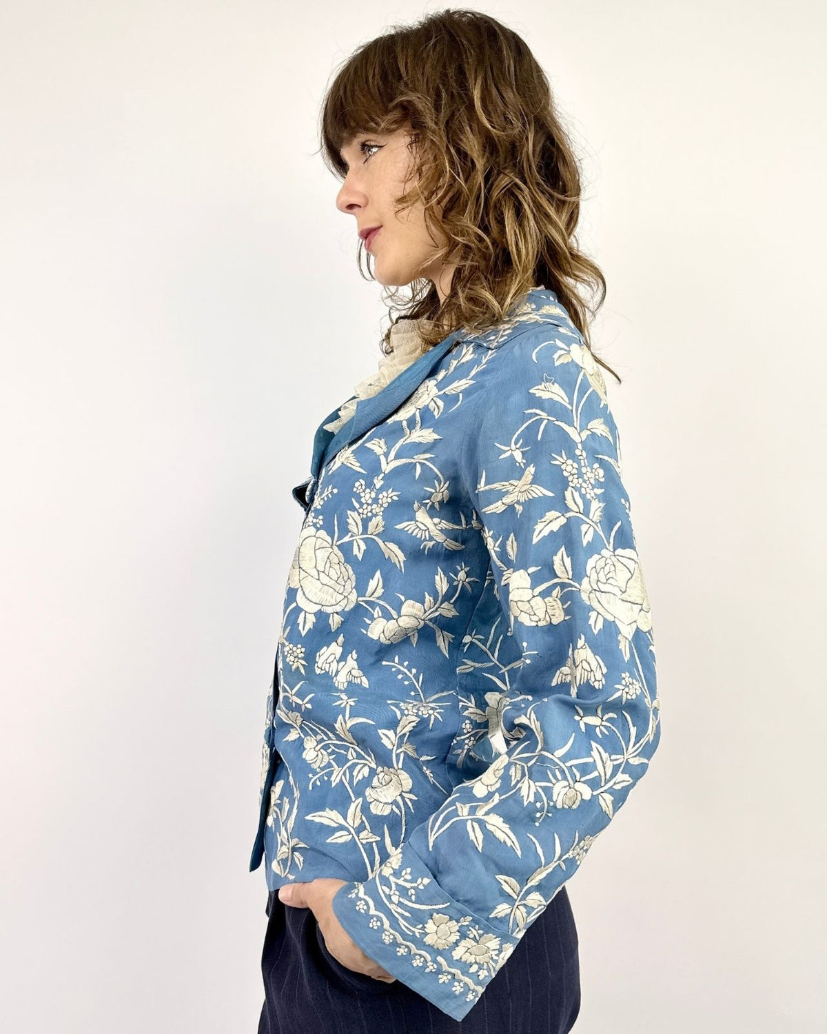 1920s Always Daydreaming Silk Jacket