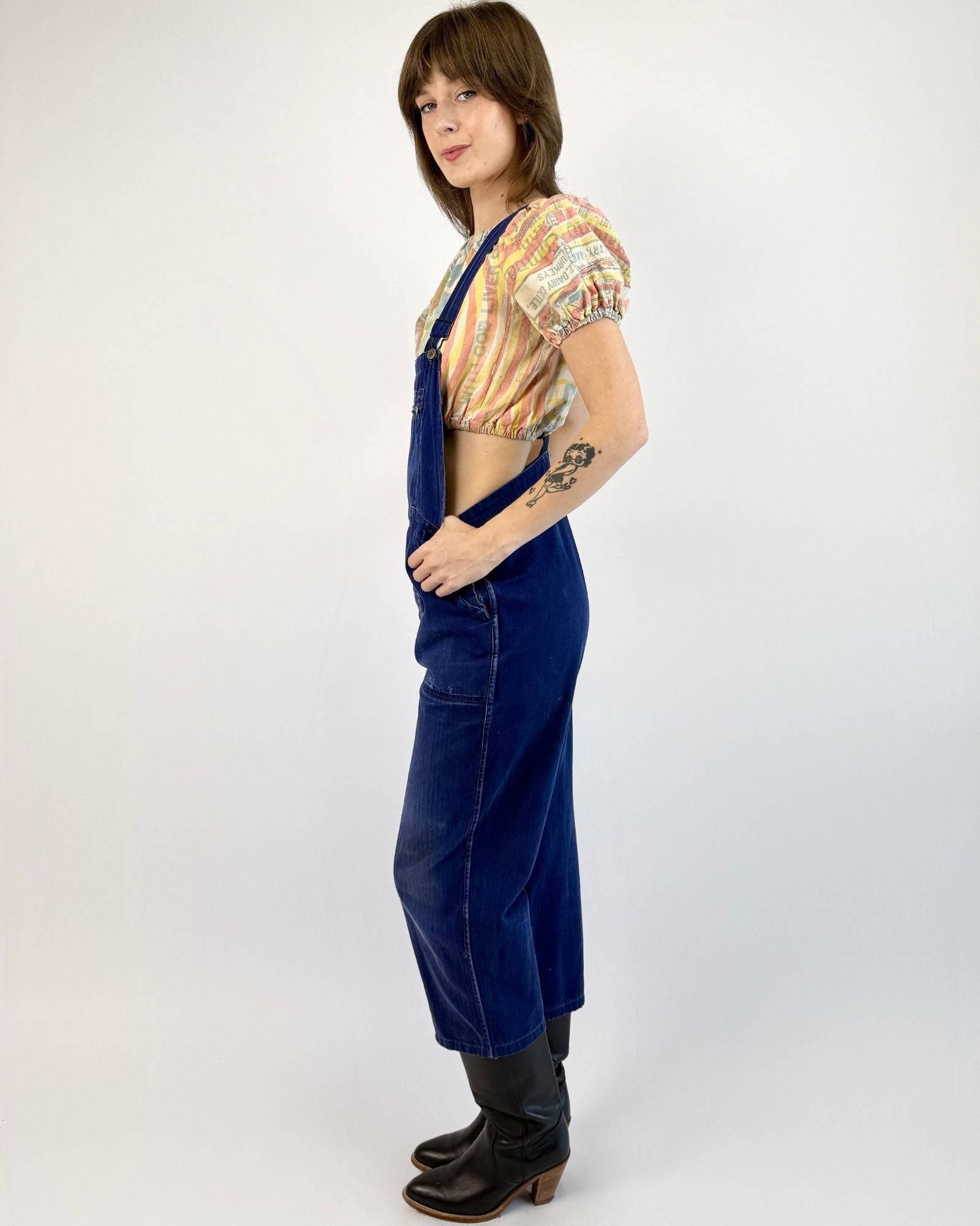 40s Garden Days French Workwear Overalls